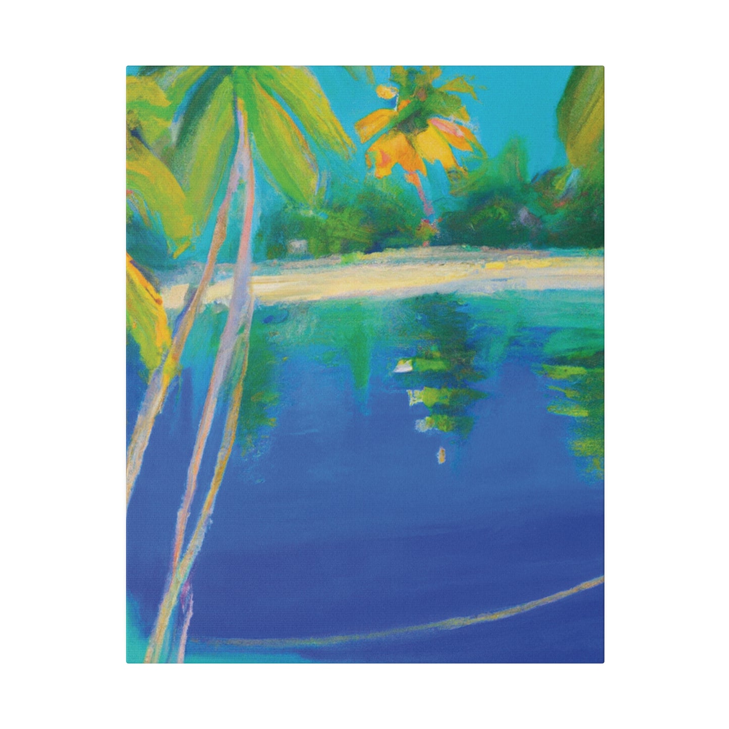 6837T - Bahamas Ocean Painting Print | Bahamas | Ocean | Beach | Poster | Home Decor | Wall Art | Canvas