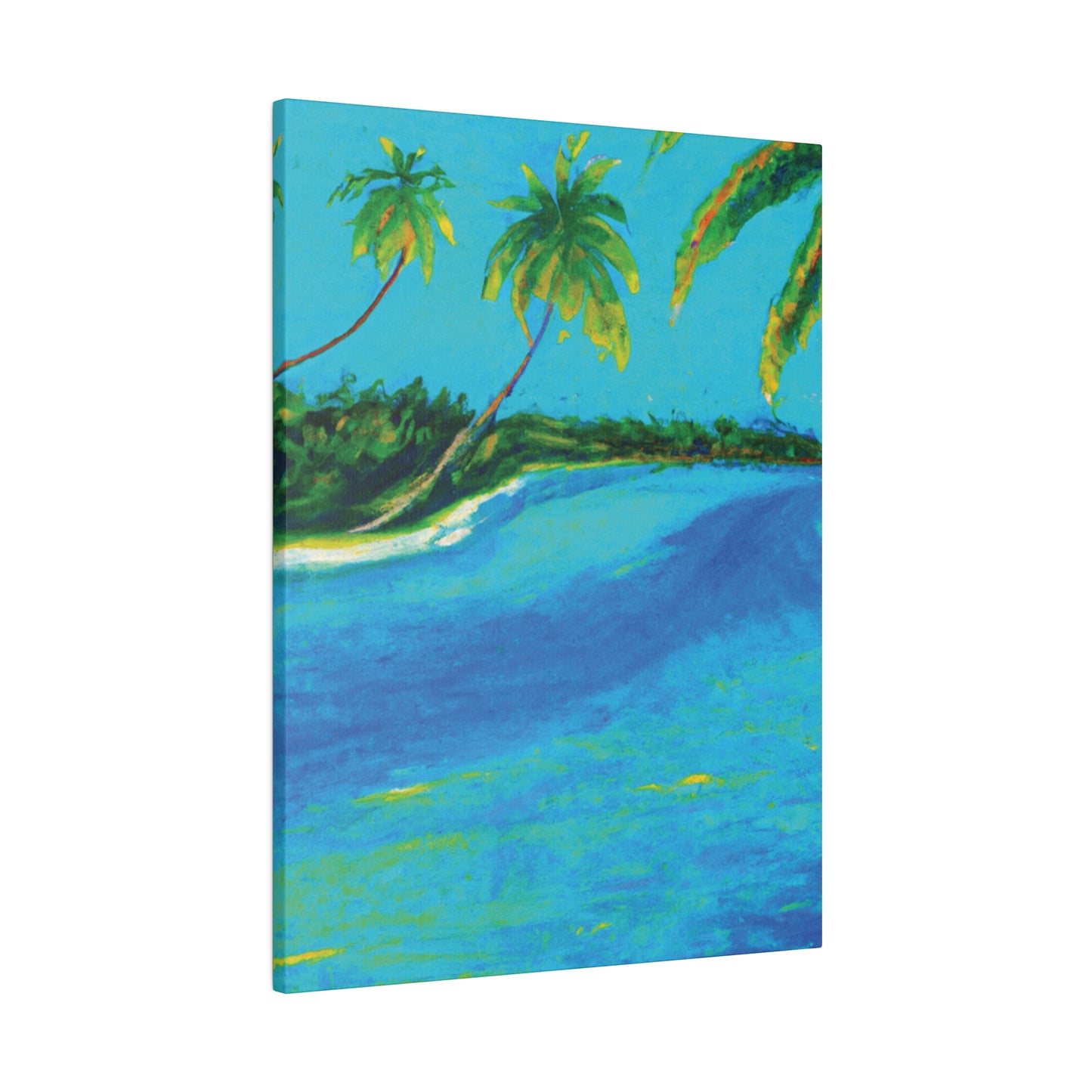 5491K - Bahamas Ocean Painting Print | Bahamas | Ocean | Beach | Poster | Home Decor | Wall Art | Canvas