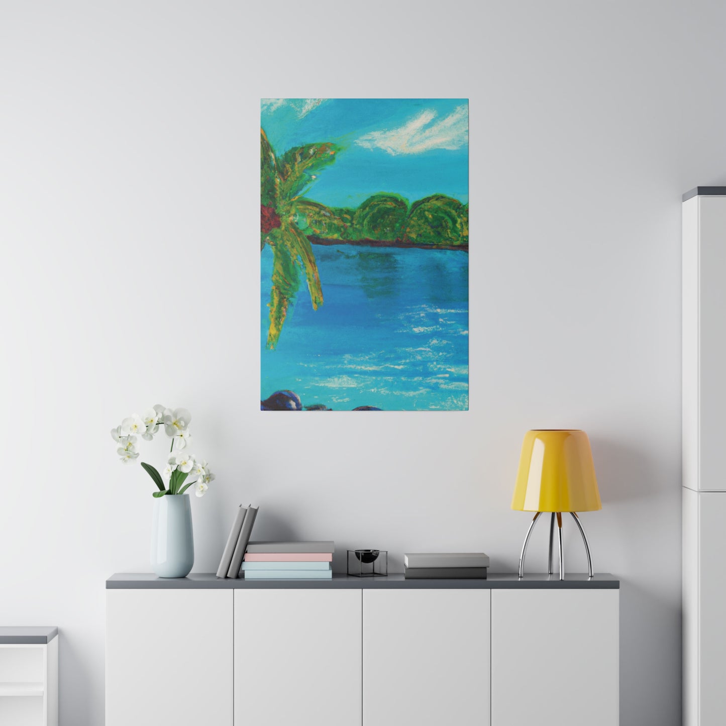 4245A - Bahamas Ocean Painting Print | Bahamas | Ocean | Beach | Poster | Home Decor | Wall Art | Canvas