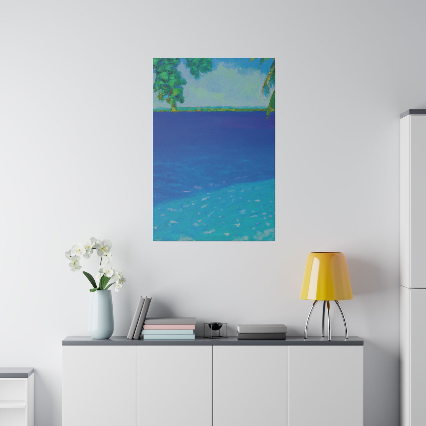 1582T - Bahamas Ocean Painting Print | Bahamas | Ocean | Beach | Poster | Home Decor | Wall Art | Canvas