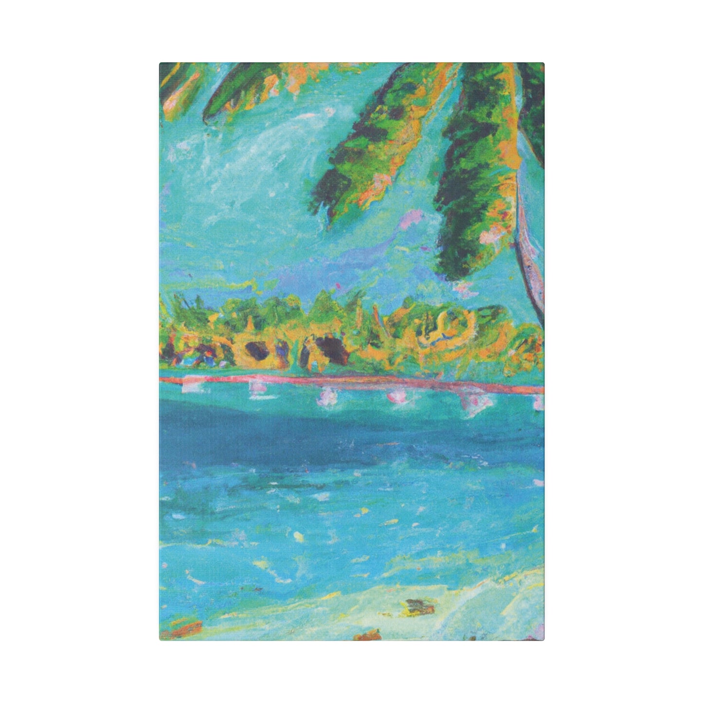 4831J - Bahamas Ocean Painting Print | Bahamas | Ocean | Beach | Poster | Home Decor | Wall Art | Canvas