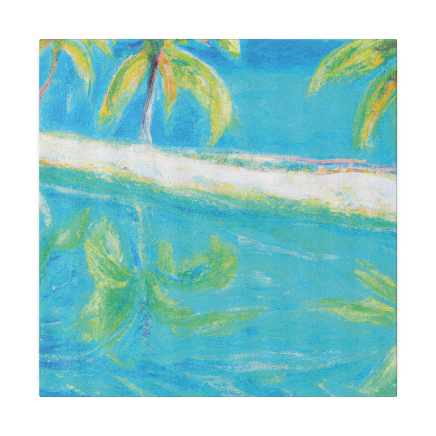 9213P - Bahamas Ocean Painting Print | Bahamas | Ocean | Beach | Poster | Home Decor | Wall Art | Canvas