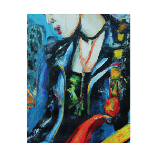 8900A - Rockstar Oil Painting Style Print | Poster | Home Decor | Wall Art | Music Art | Canvas