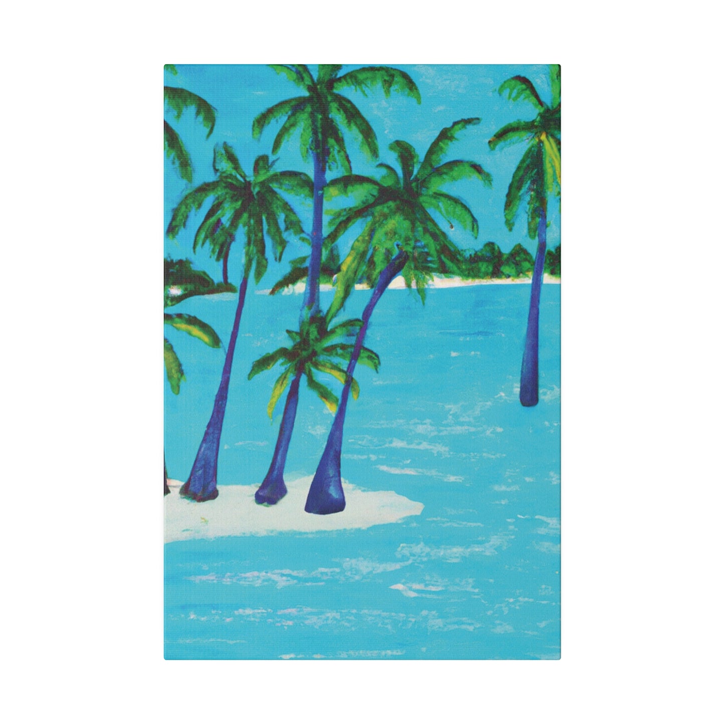 2486G - Bahamas Ocean Painting Print | Bahamas | Ocean | Beach | Poster | Home Decor | Wall Art | Canvas