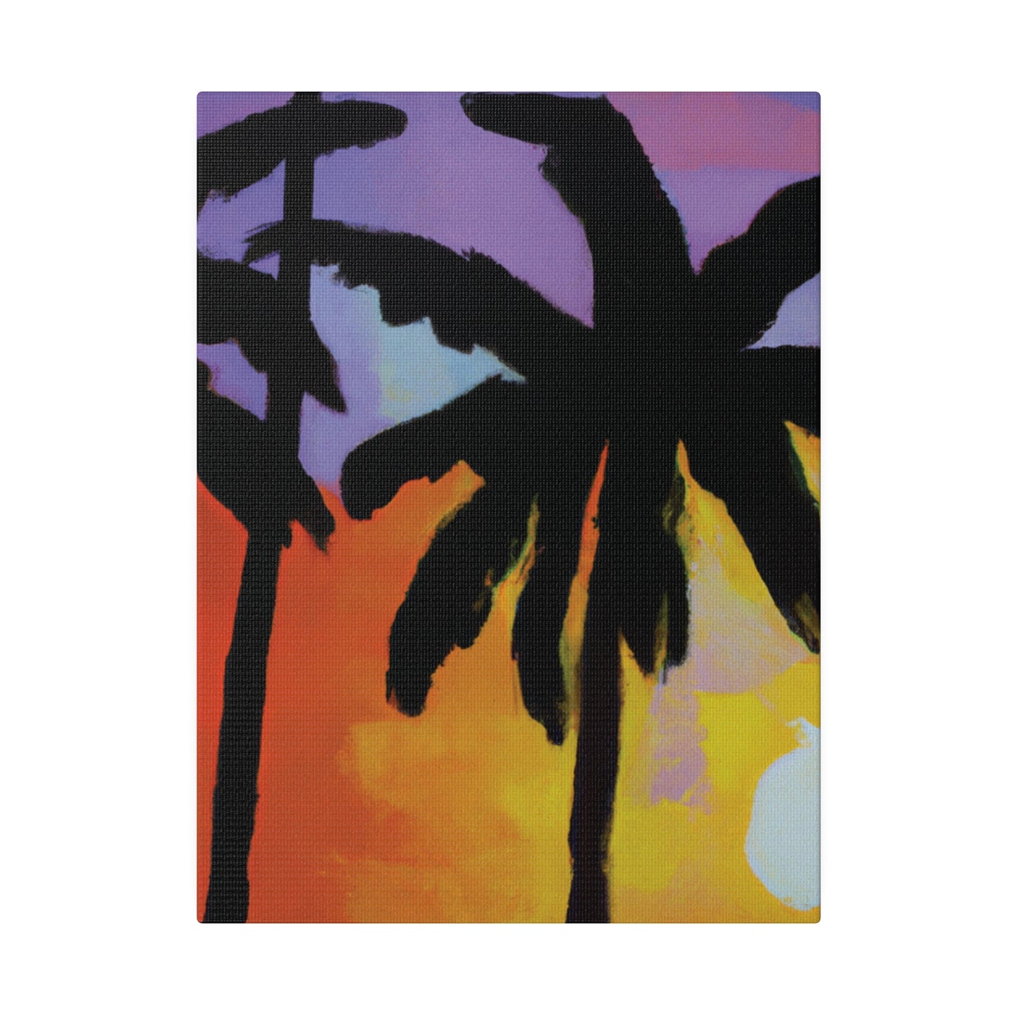 8594V - Miami Beach Sunset Painting Print | Miami | Beach | Sunset | Poster | Home Decor | Wall Art | Canvas