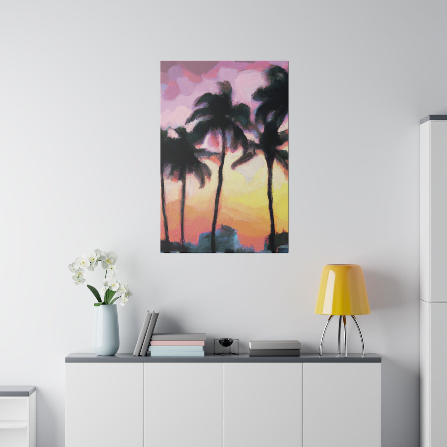 7184X - Miami Beach Sunset Painting Print | Miami | Beach | Sunset | Poster | Home Decor | Wall Art | Canvas