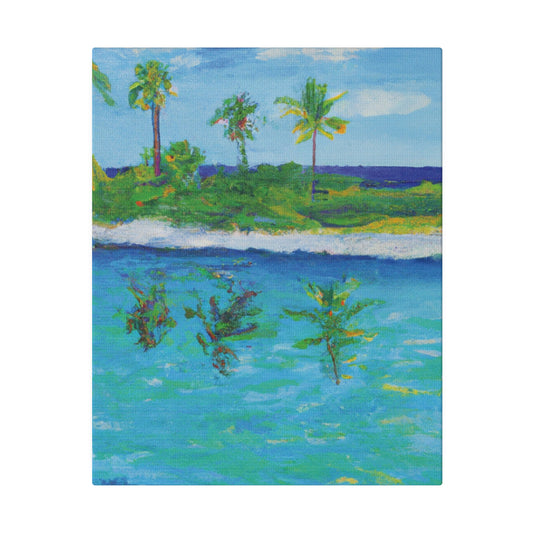 7382P - Bahamas Ocean Painting Print | Bahamas | Ocean | Beach | Poster | Home Decor | Wall Art | Canvas