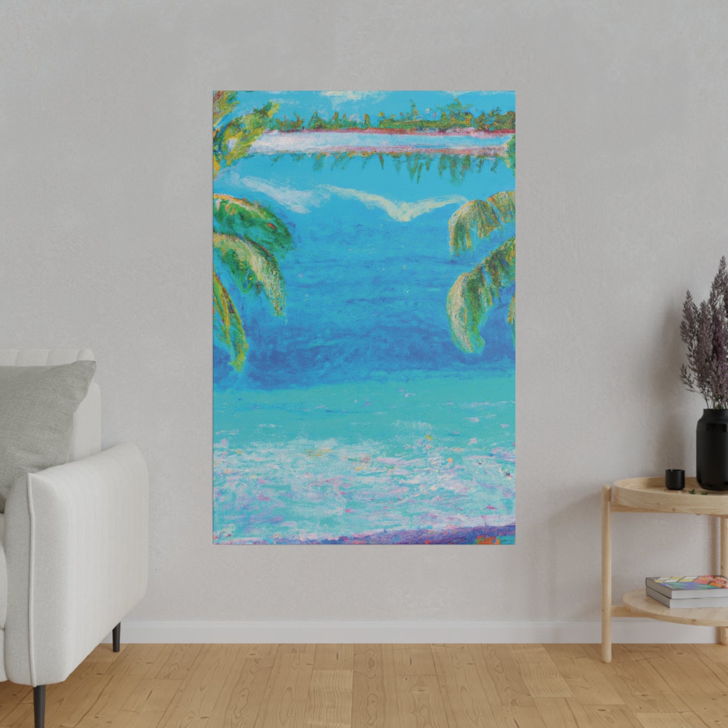 8159P - Bahamas Ocean Painting Print | Bahamas | Ocean | Beach | Poster | Home Decor | Wall Art | Canvas