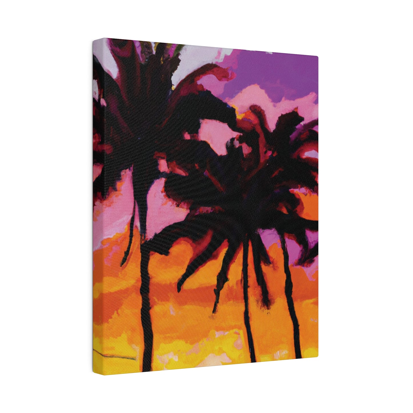 8367T - Miami Beach Sunset Painting Print | Miami | Beach | Sunset | Poster | Home Decor | Wall Art | Canvas