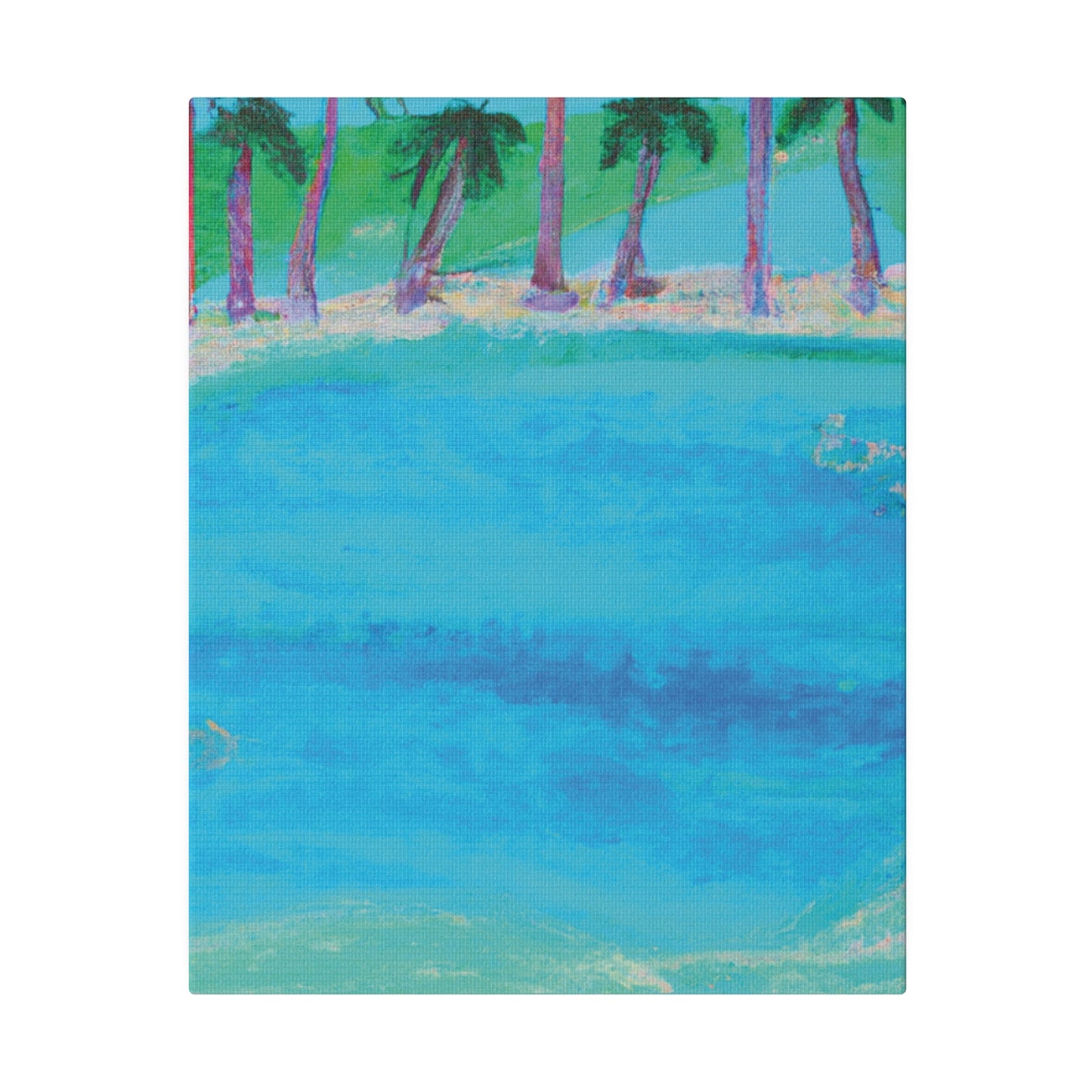 7907S - Bahamas Ocean Painting Print | Bahamas | Ocean | Beach | Poster | Home Decor | Wall Art | Canvas