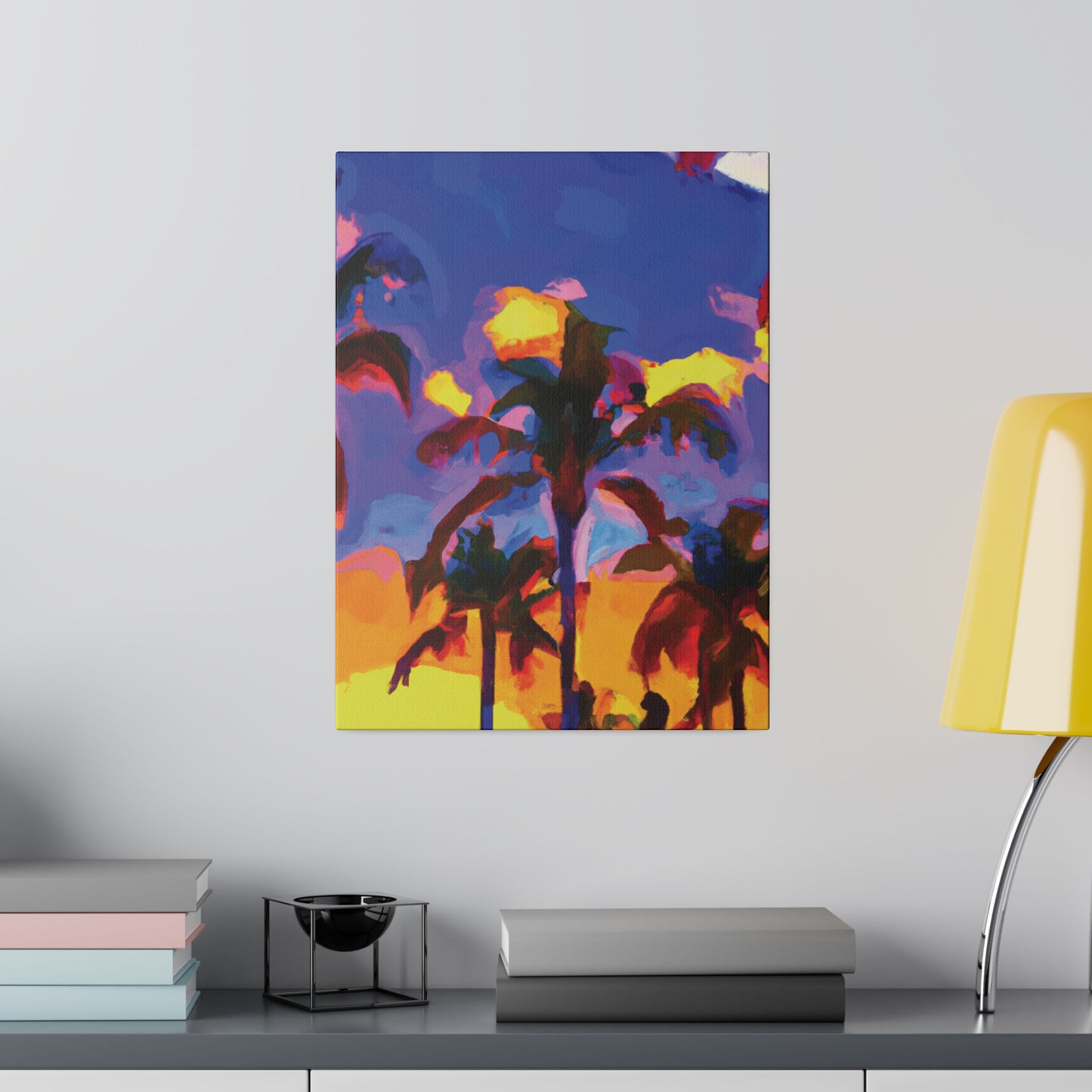 3162U - Miami Beach Sunset Painting Print | Miami | Beach | Sunset | Poster | Home Decor | Wall Art | Canvas