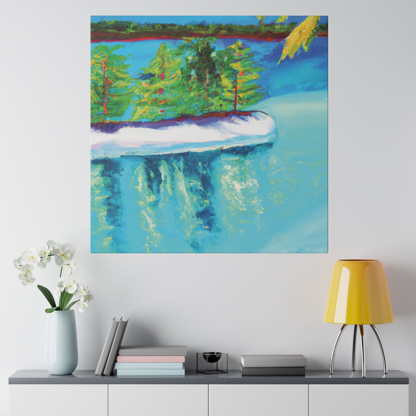 7186C - Bahamas Ocean Painting Print | Bahamas | Ocean | Beach | Poster | Home Decor | Wall Art | Canvas