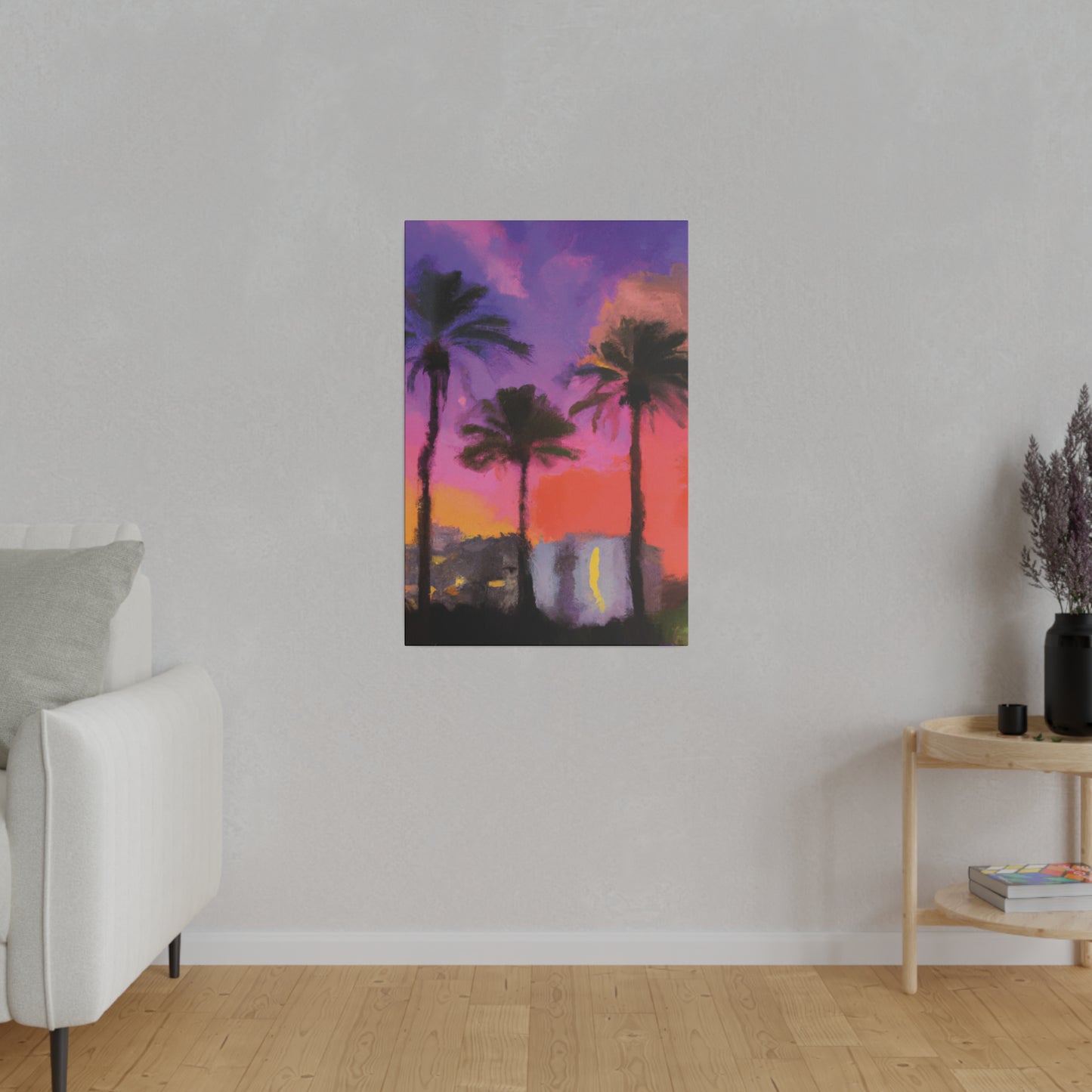 722V - Miami Beach Sunset Painting Print | Miami | Beach | Sunset | Poster | Home Decor | Wall Art | Canvas