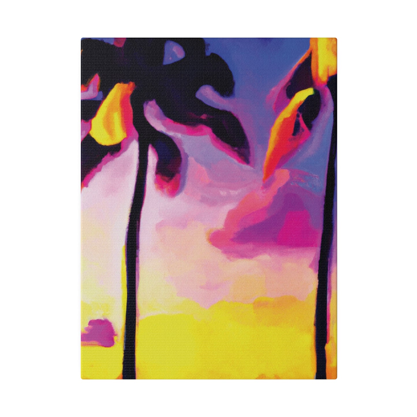 839P - Miami Beach Sunset Painting Print | Miami | Beach | Sunset | Poster | Home Decor | Wall Art | Canvas