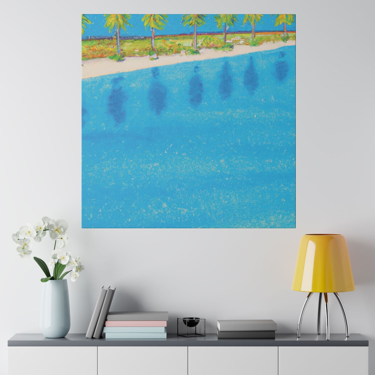 3877G - Bahamas Ocean Painting Print | Bahamas | Ocean | Beach | Poster | Home Decor | Wall Art | Canvas