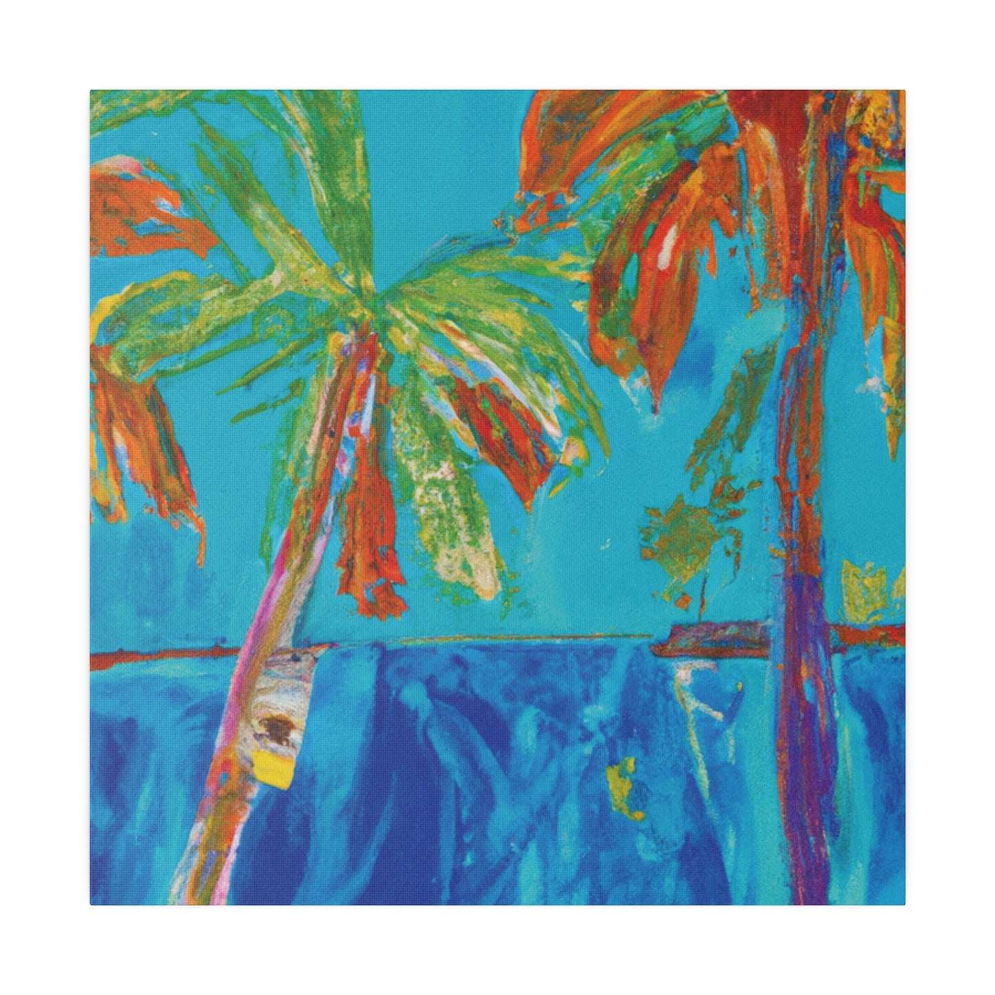 7834J - Bahamas Ocean Painting Print | Bahamas | Ocean | Beach | Poster | Home Decor | Wall Art | Canvas