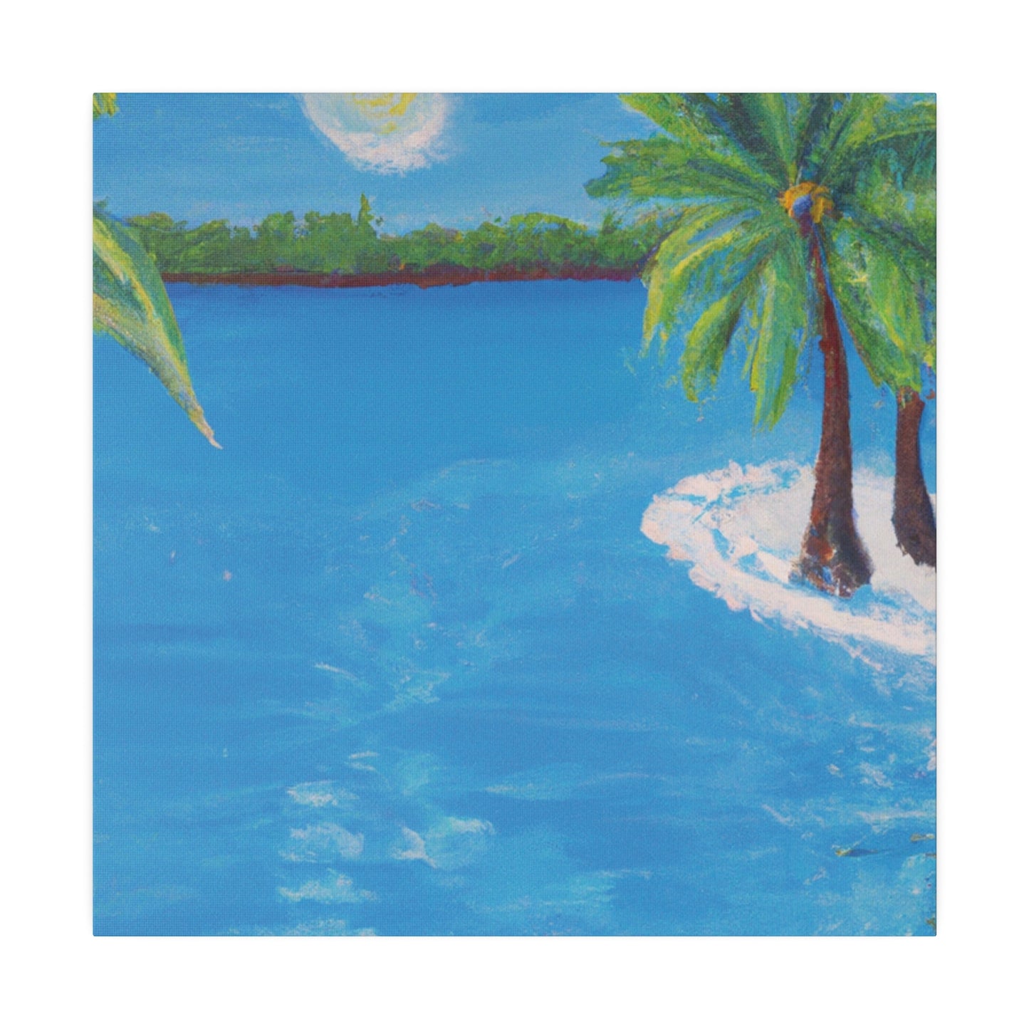 5156X - Bahamas Ocean Painting Print | Bahamas | Ocean | Beach | Poster | Home Decor | Wall Art | Canvas