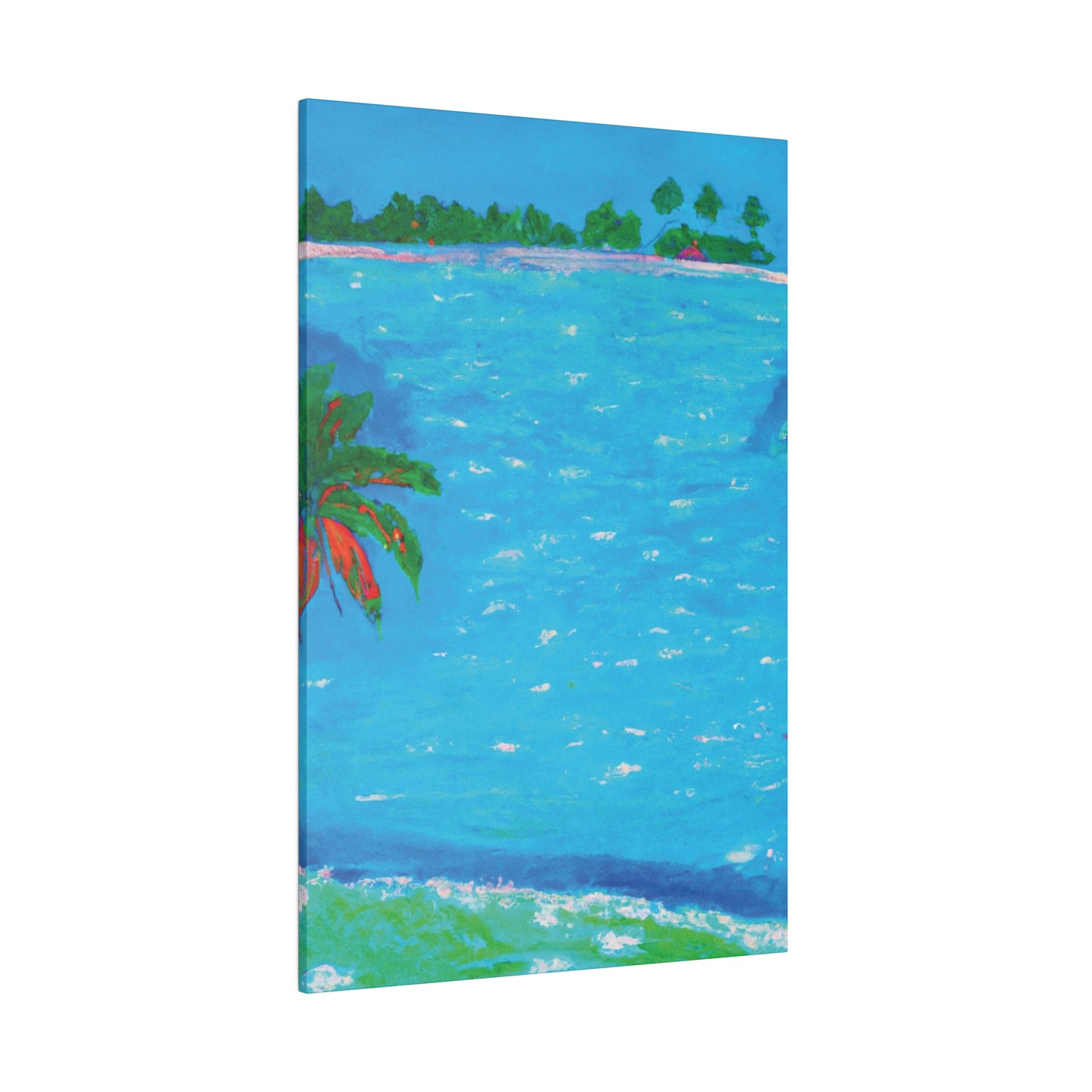 5286G - Bahamas Ocean Painting Print | Bahamas | Ocean | Beach | Poster | Home Decor | Wall Art | Canvas