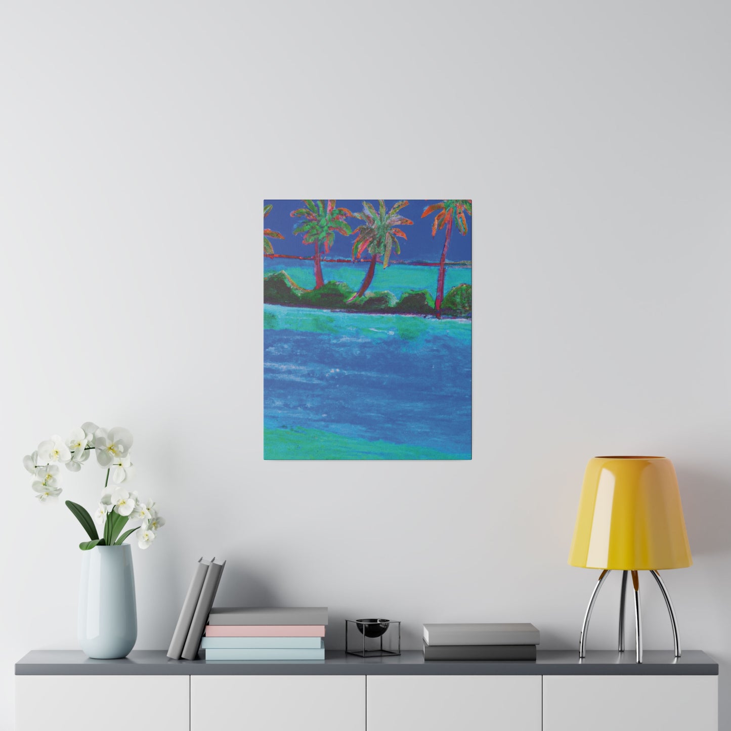 7454G - Bahamas Ocean Painting Print | Bahamas | Ocean | Beach | Poster | Home Decor | Wall Art | Canvas