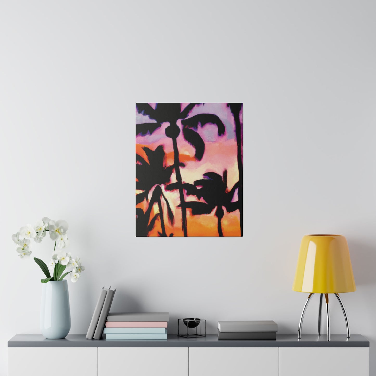 2090A - Miami Beach Sunset Painting Print | Miami | Beach | Sunset | Poster | Home Decor | Wall Art | Canvas