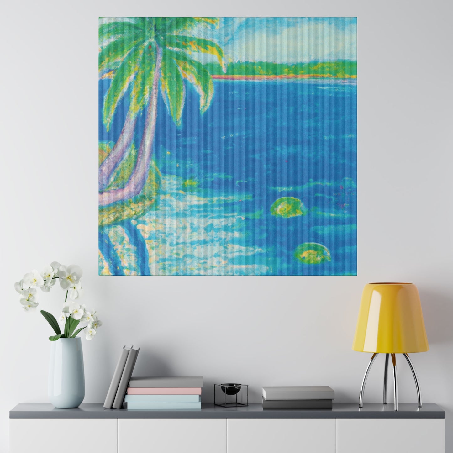 5683A - Bahamas Ocean Painting Print | Bahamas | Ocean | Beach | Poster | Home Decor | Wall Art | Canvas