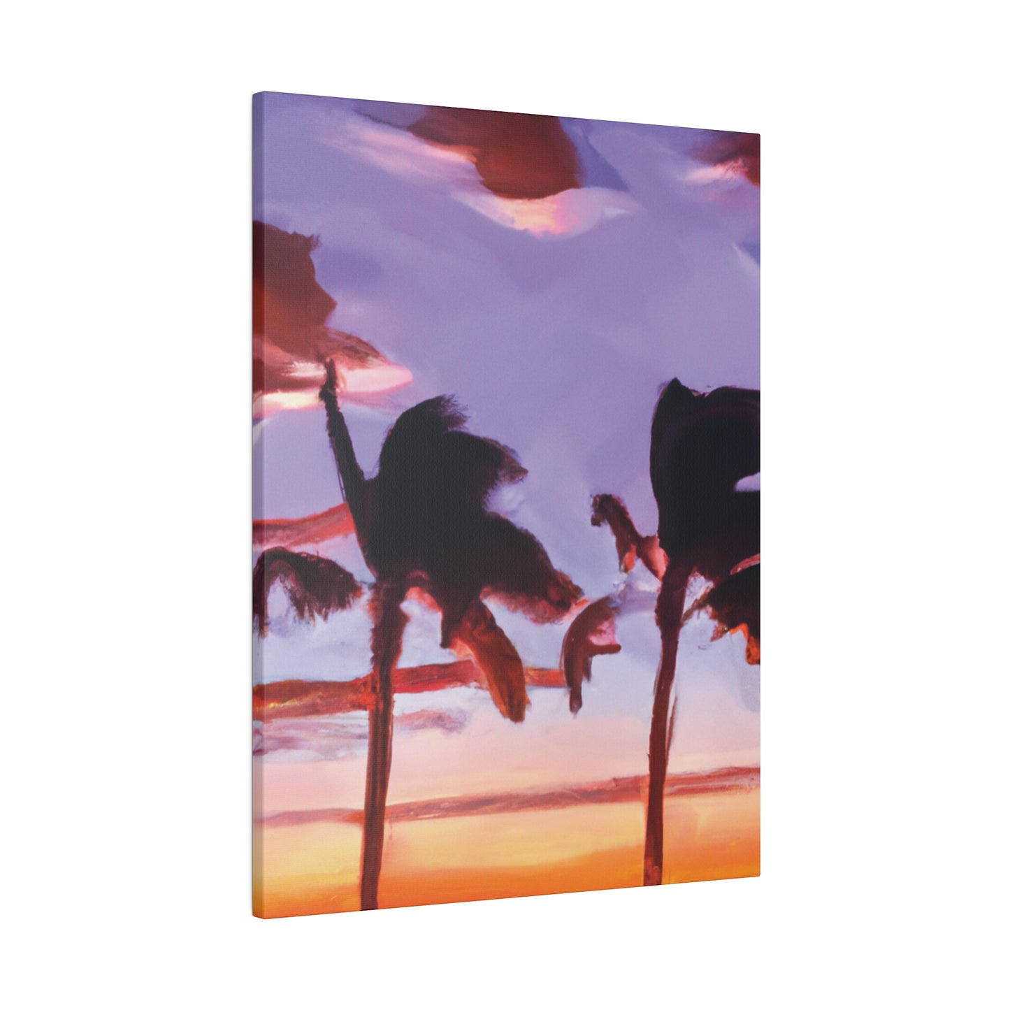 7491X - Miami Beach Sunset Painting Print | Miami | Beach | Sunset | Poster | Home Decor | Wall Art | Canvas