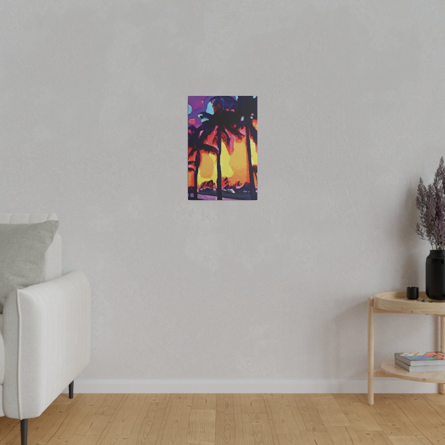 7278A - Miami Beach Sunset Painting Print | Miami | Beach | Sunset | Poster | Home Decor | Wall Art | Canvas