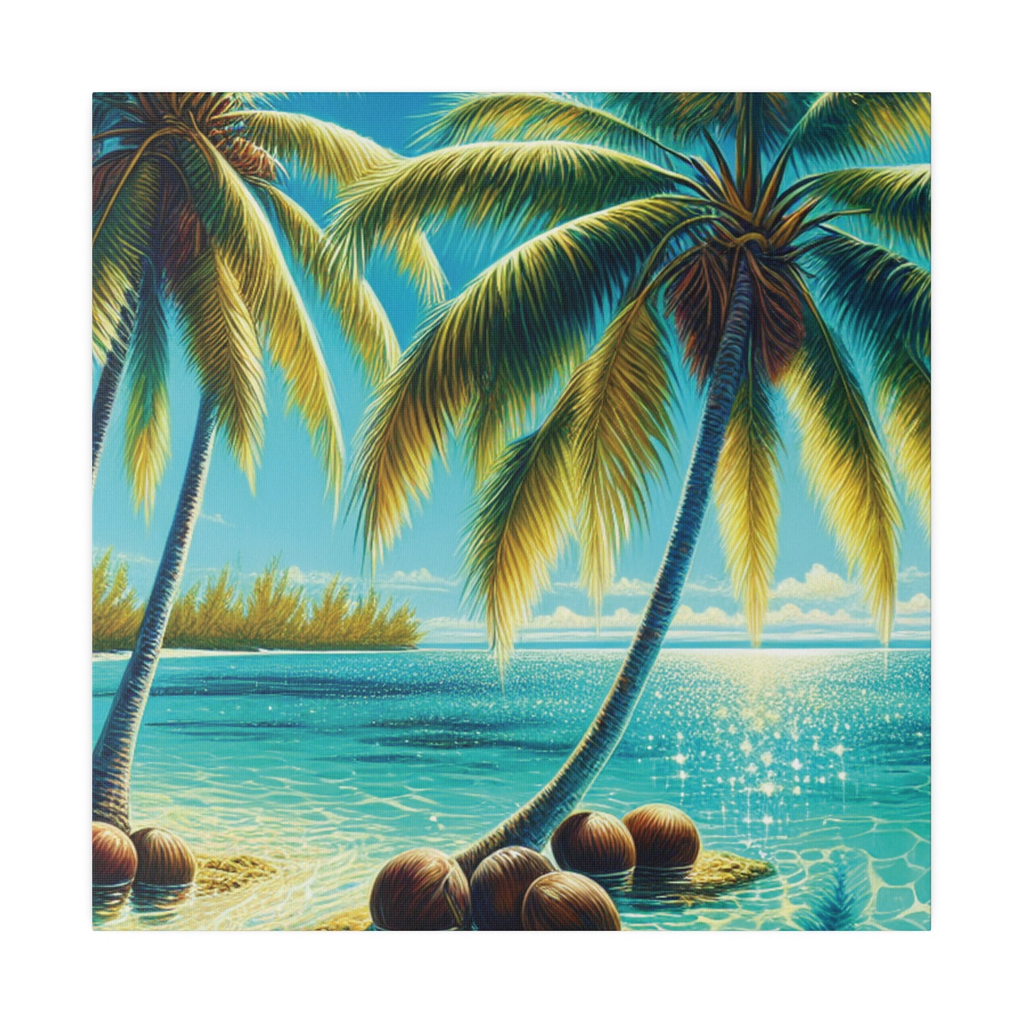 8231M - Bahamas Ocean Painting Print | Bahamas | Ocean | Beach | Poster | Home Decor | Wall Art | Canvas