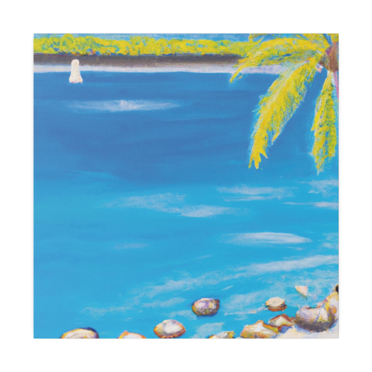 8593F - Bahamas Ocean Painting Print | Bahamas | Ocean | Beach | Poster | Home Decor | Wall Art | Canvas