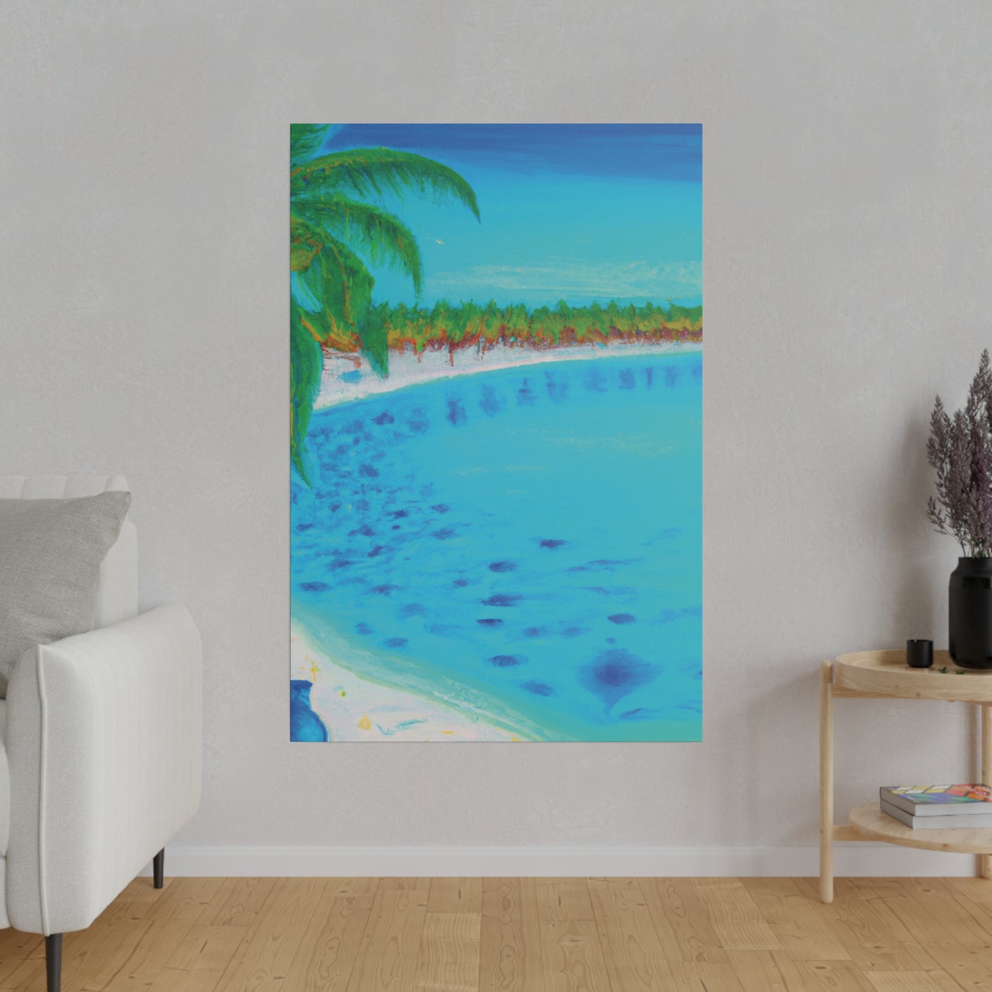 9677R - Bahamas Ocean Painting Print | Bahamas | Ocean | Beach | Poster | Home Decor | Wall Art | Canvas