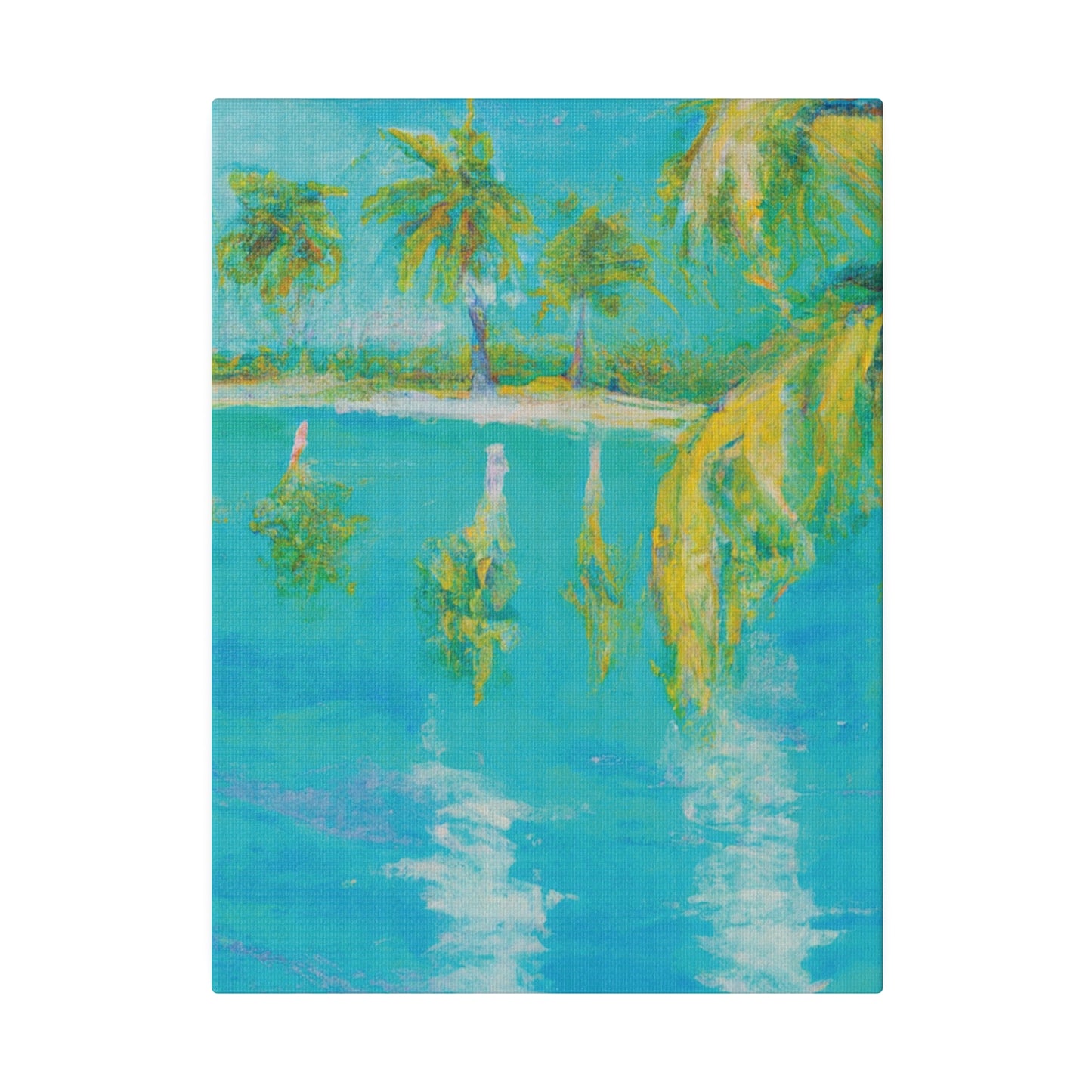 4935Q - Bahamas Ocean Painting Print | Bahamas | Ocean | Beach | Poster | Home Decor | Wall Art | Canvas