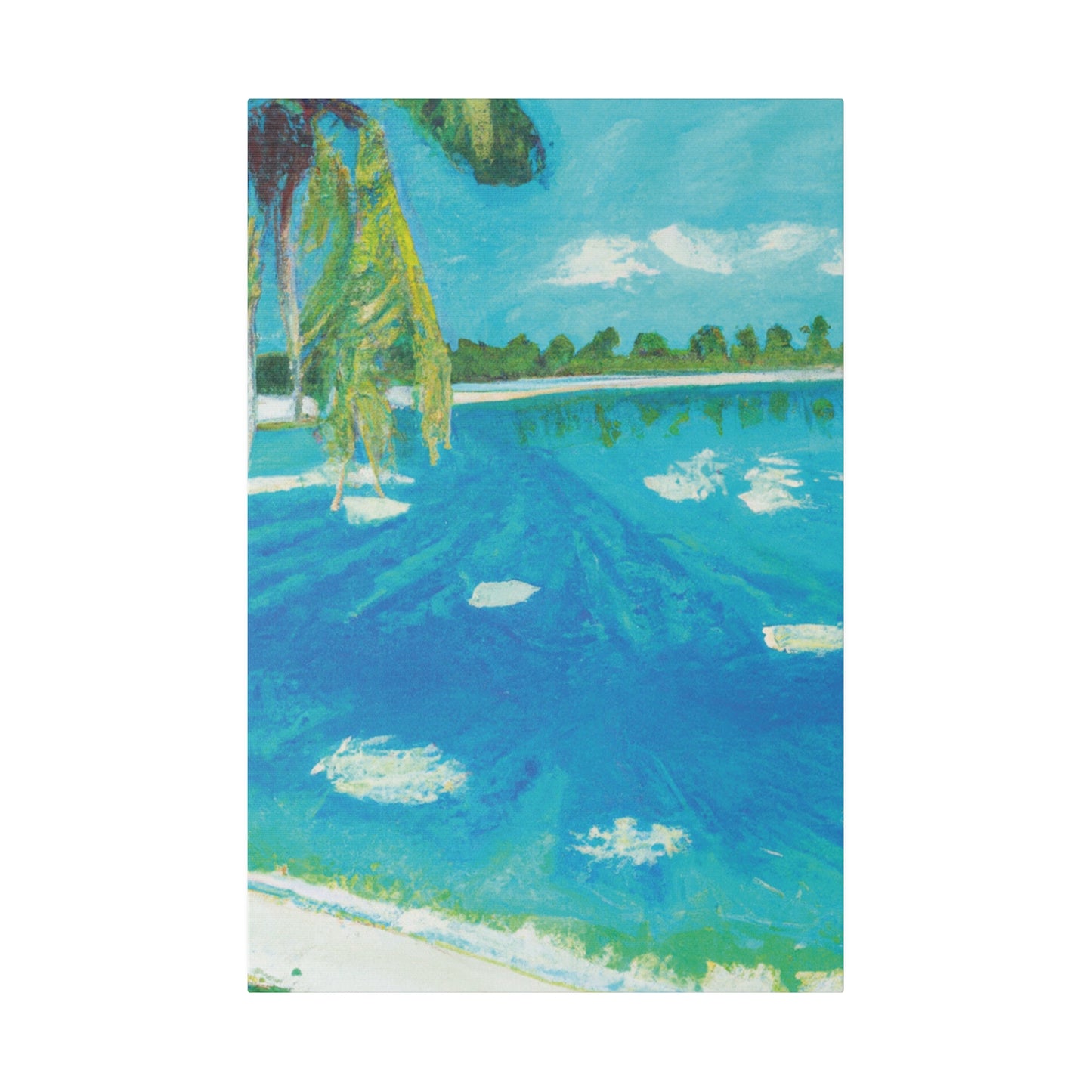 9365U - Bahamas Ocean Painting Print | Bahamas | Ocean | Beach | Poster | Home Decor | Wall Art | Canvas