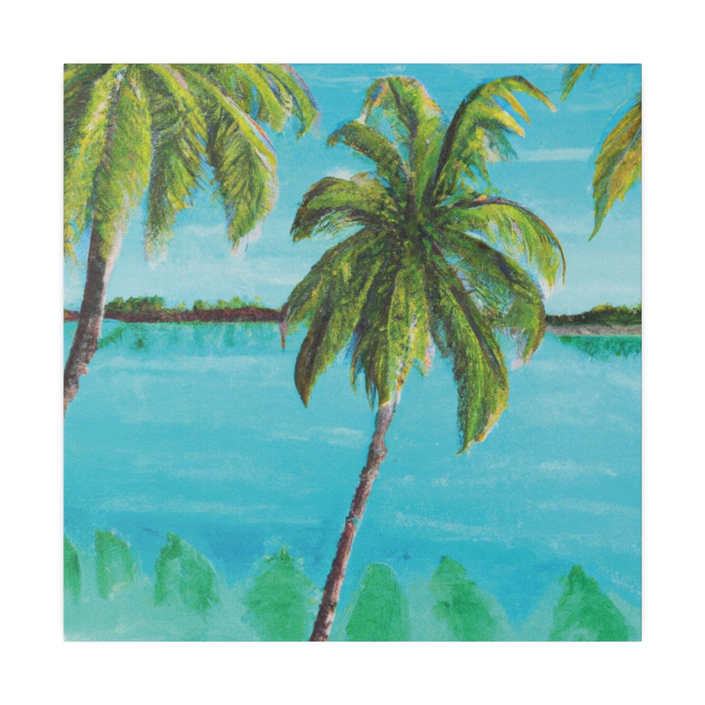 6598N - Bahamas Ocean Painting Print | Bahamas | Ocean | Beach | Poster | Home Decor | Wall Art | Canvas