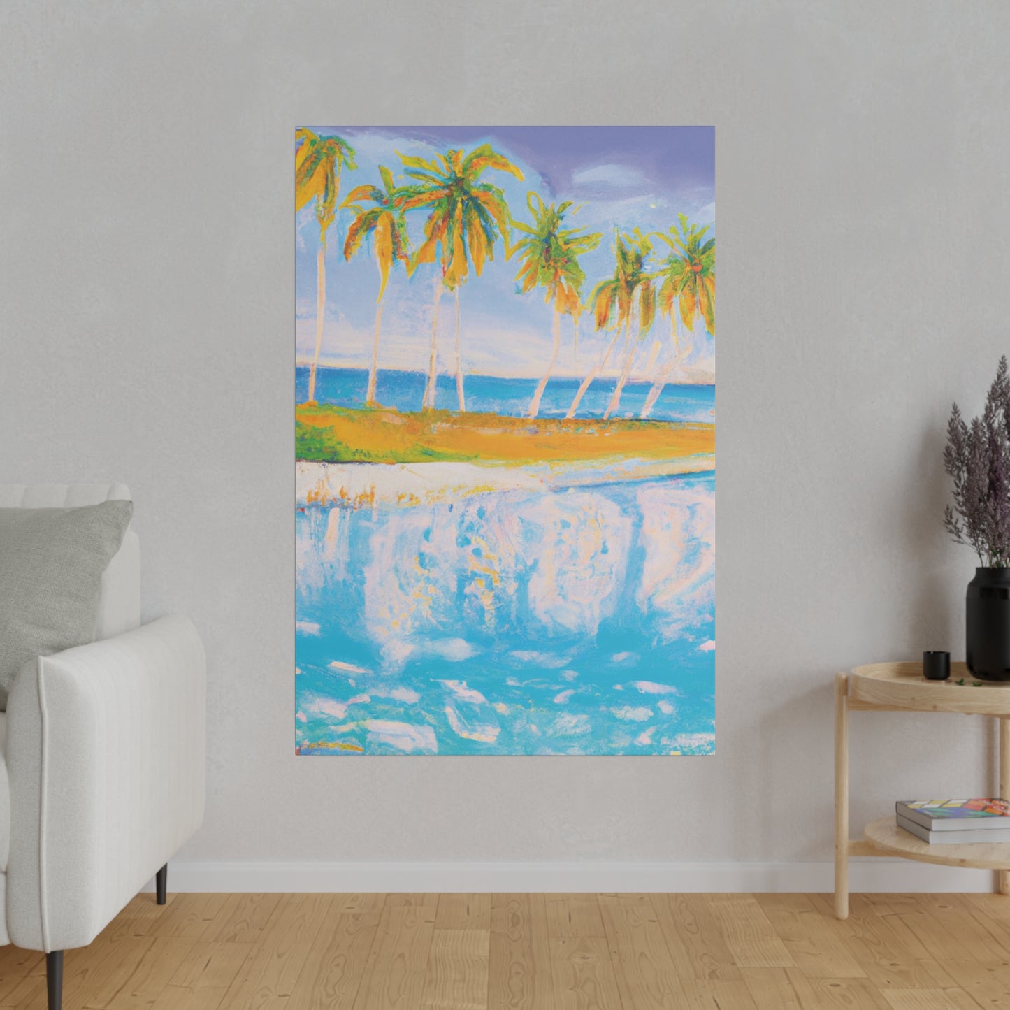 4904O - Bahamas Ocean Painting Print | Bahamas | Ocean | Beach | Poster | Home Decor | Wall Art | Canvas