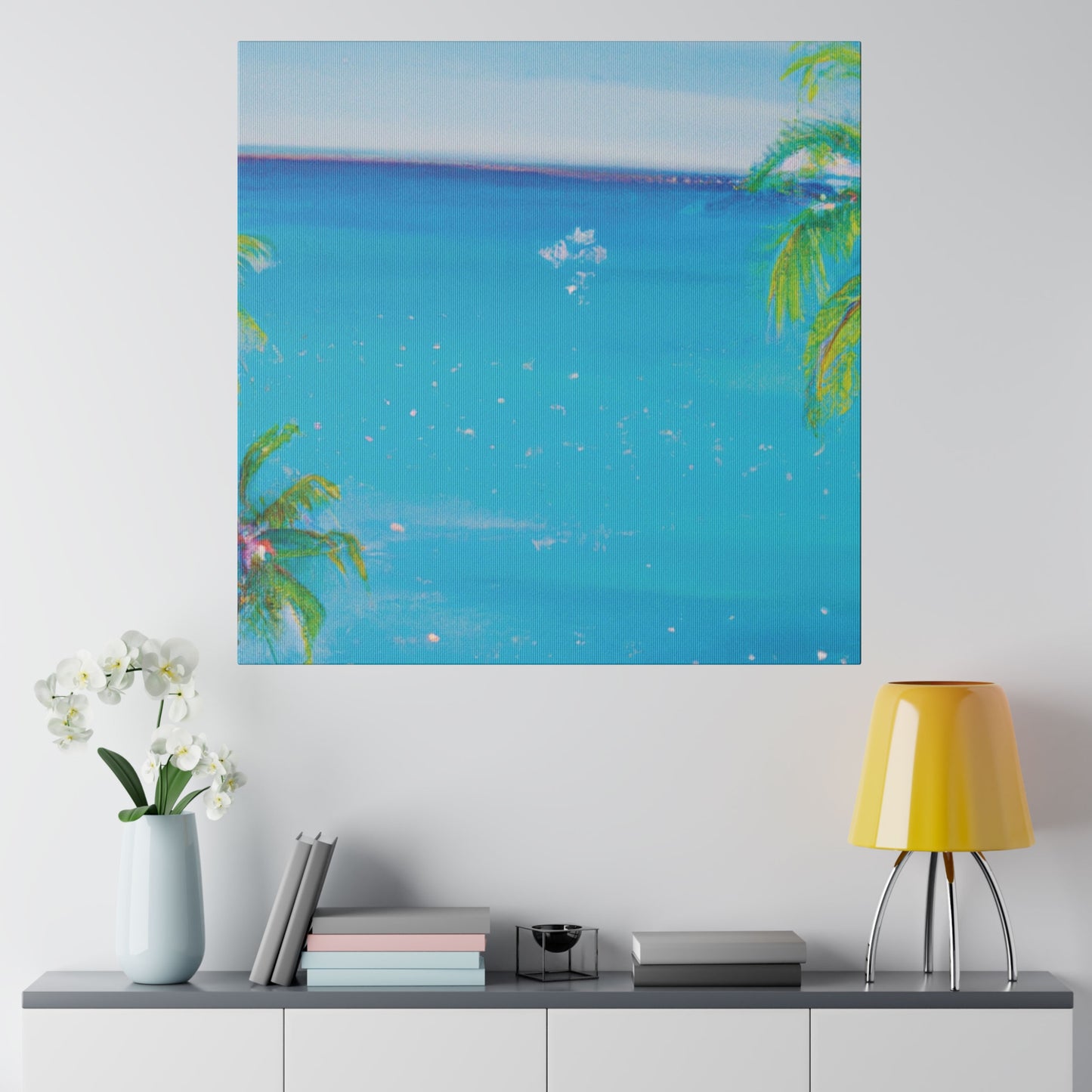 5683U - Bahamas Ocean Painting Print | Bahamas | Ocean | Beach | Poster | Home Decor | Wall Art | Canvas