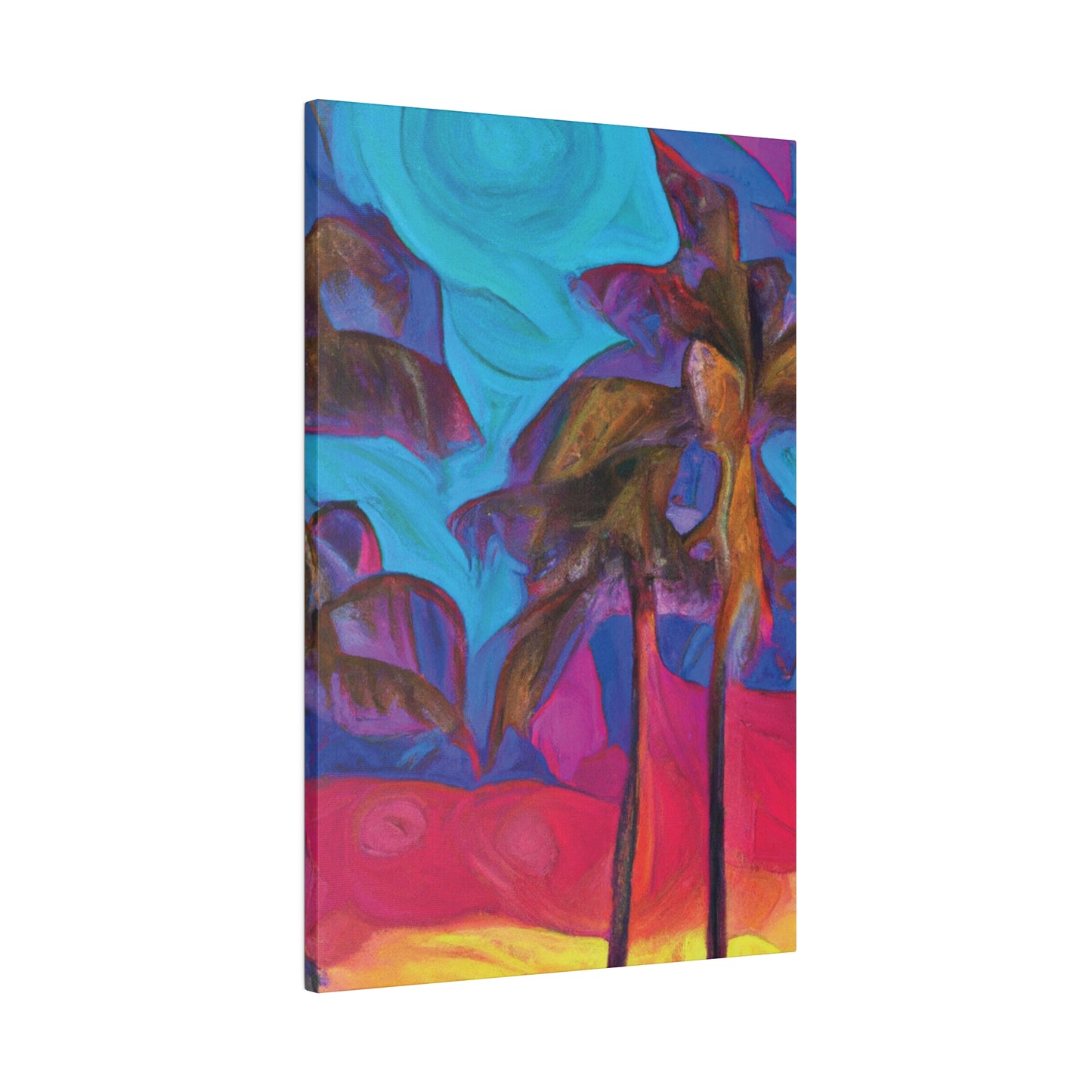 6709Z - Miami Beach Sunset Painting Print | Miami | Beach | Sunset | Poster | Home Decor | Wall Art | Canvas