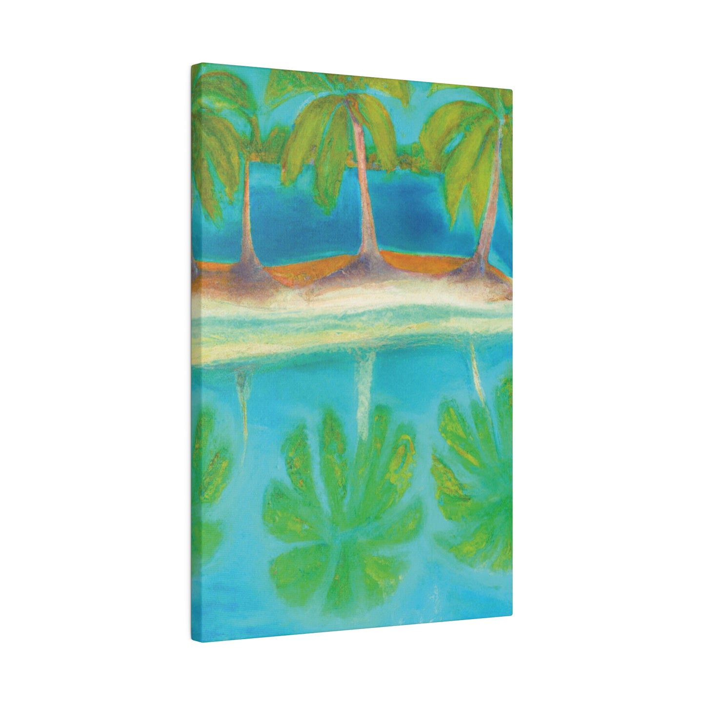 3294K - Bahamas Ocean Painting Print | Bahamas | Ocean | Beach | Poster | Home Decor | Wall Art | Canvas