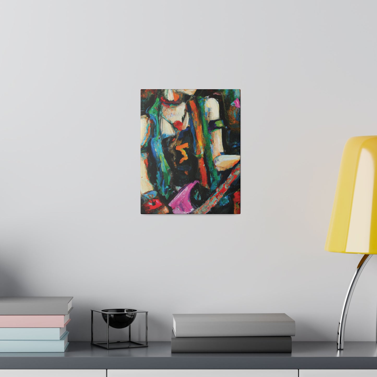 2705X - Rockstar Oil Painting Style Print | Poster | Home Decor | Wall Art | Music Art | Canvas