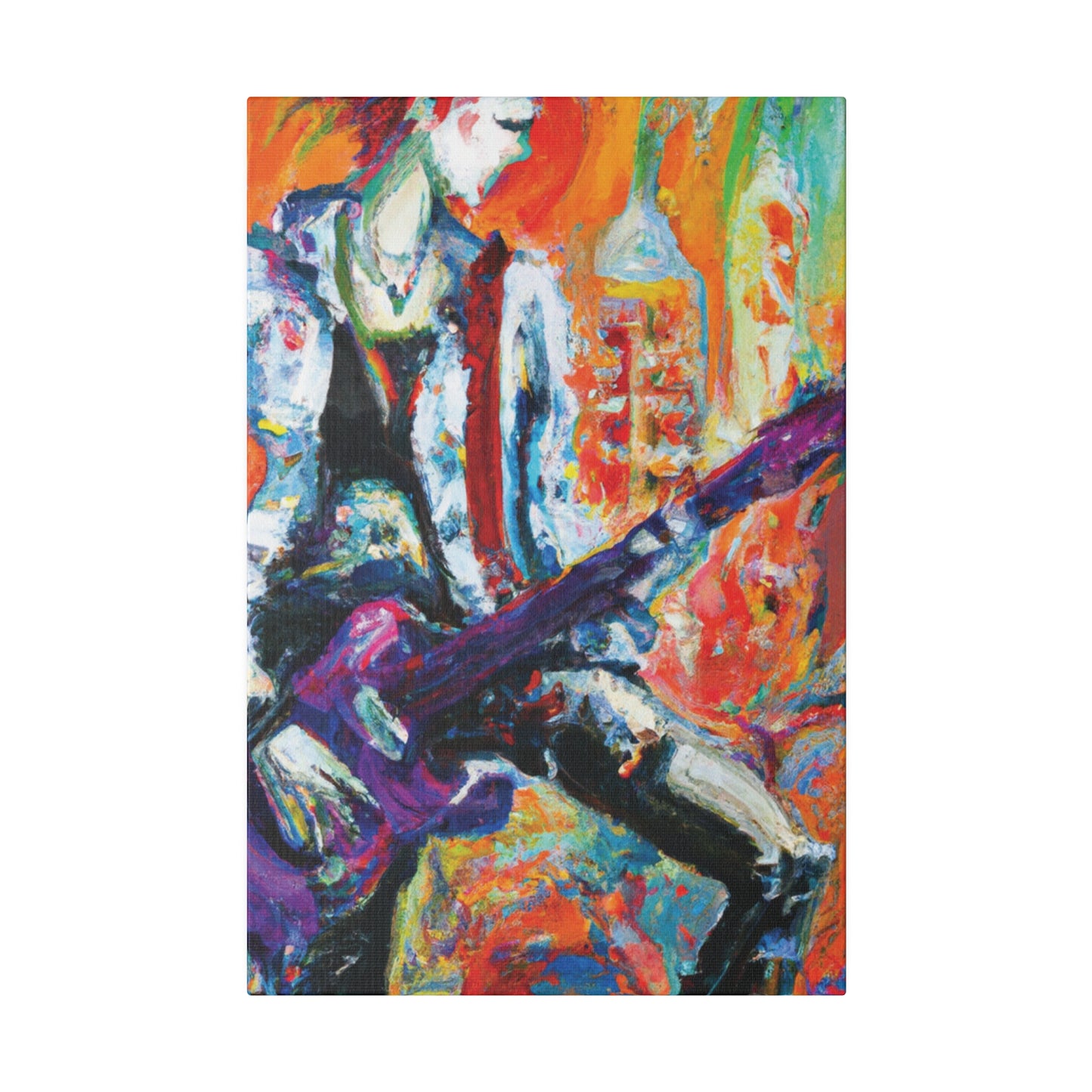 6891P - Rockstar Oil Painting Style Print | Poster | Home Decor | Wall Art | Music Art | Canvas