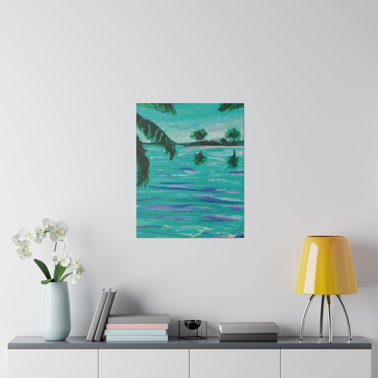 4157C - Bahamas Ocean Painting Print | Bahamas | Ocean | Beach | Poster | Home Decor | Wall Art | Canvas