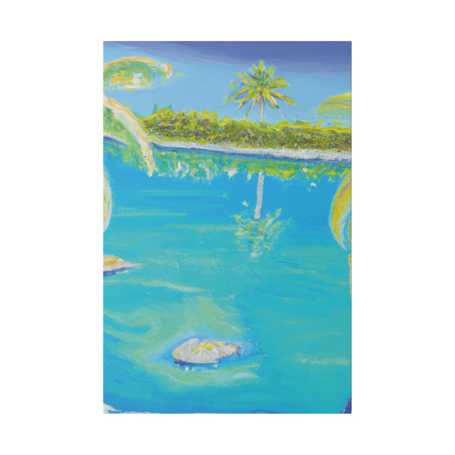 9546V - Bahamas Ocean Painting Print | Bahamas | Ocean | Beach | Poster | Home Decor | Wall Art | Canvas