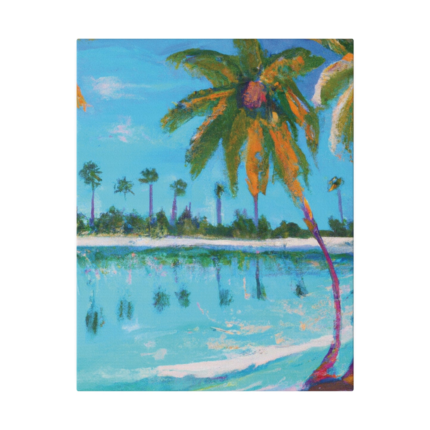 8723S - Bahamas Ocean Painting Print | Bahamas | Ocean | Beach | Poster | Home Decor | Wall Art | Canvas