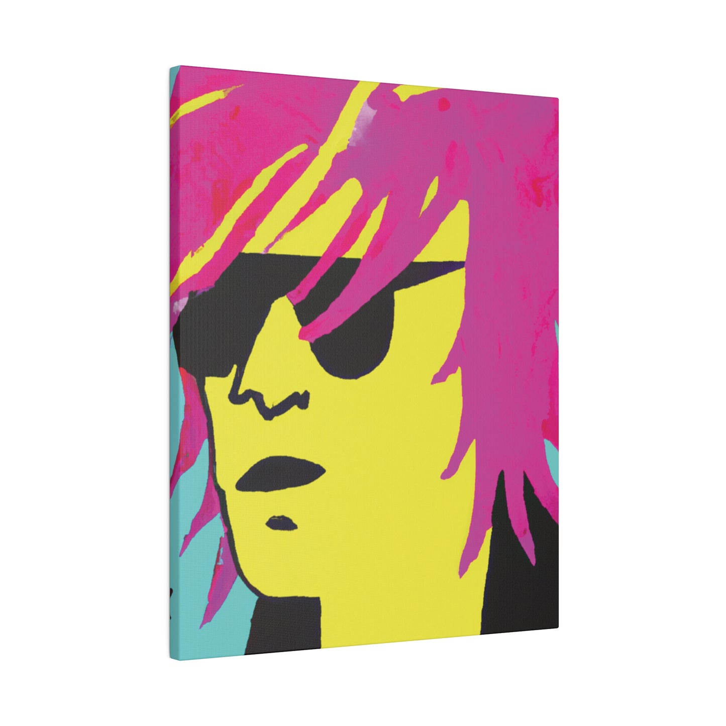 7462L - Rockstar Painting Print | Face | Abstract | Poster | Home Decor | Wall Art | Music Art | Canvas