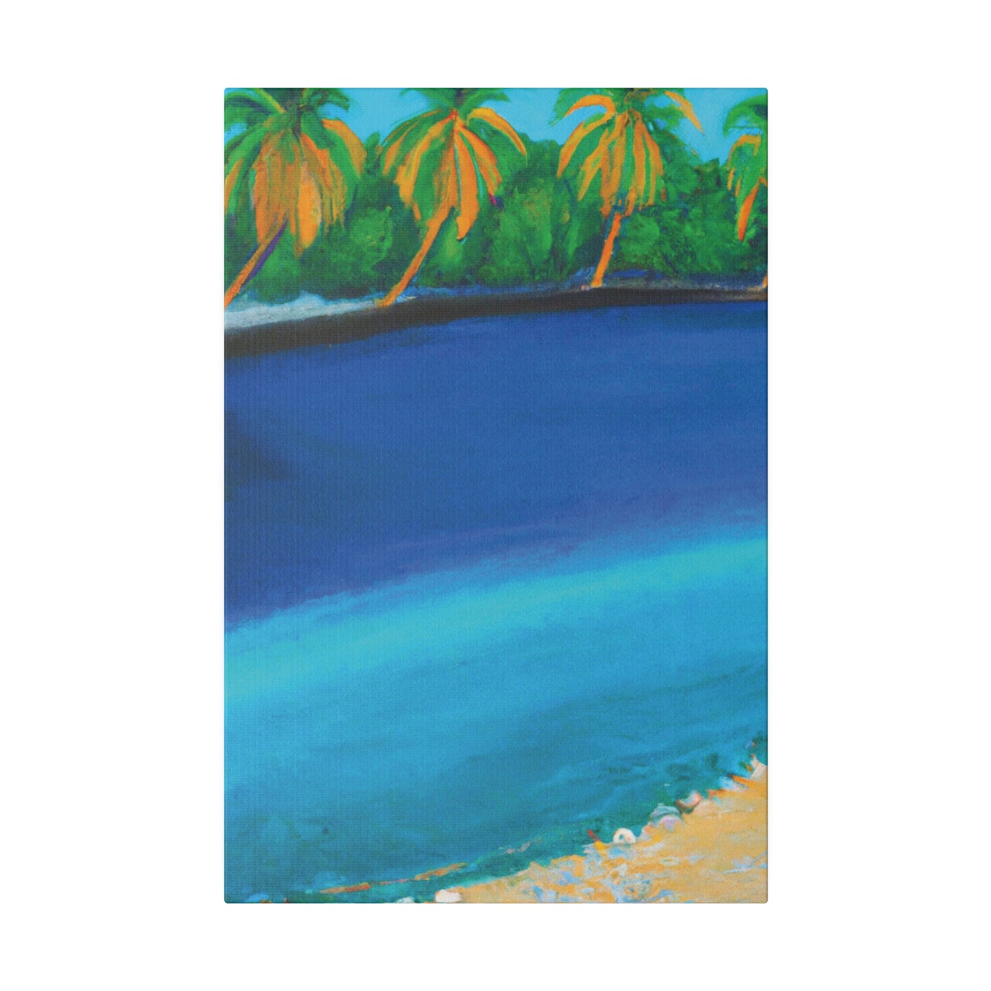 4195T - Bahamas Ocean Painting Print | Bahamas | Ocean | Beach | Poster | Home Decor | Wall Art | Canvas