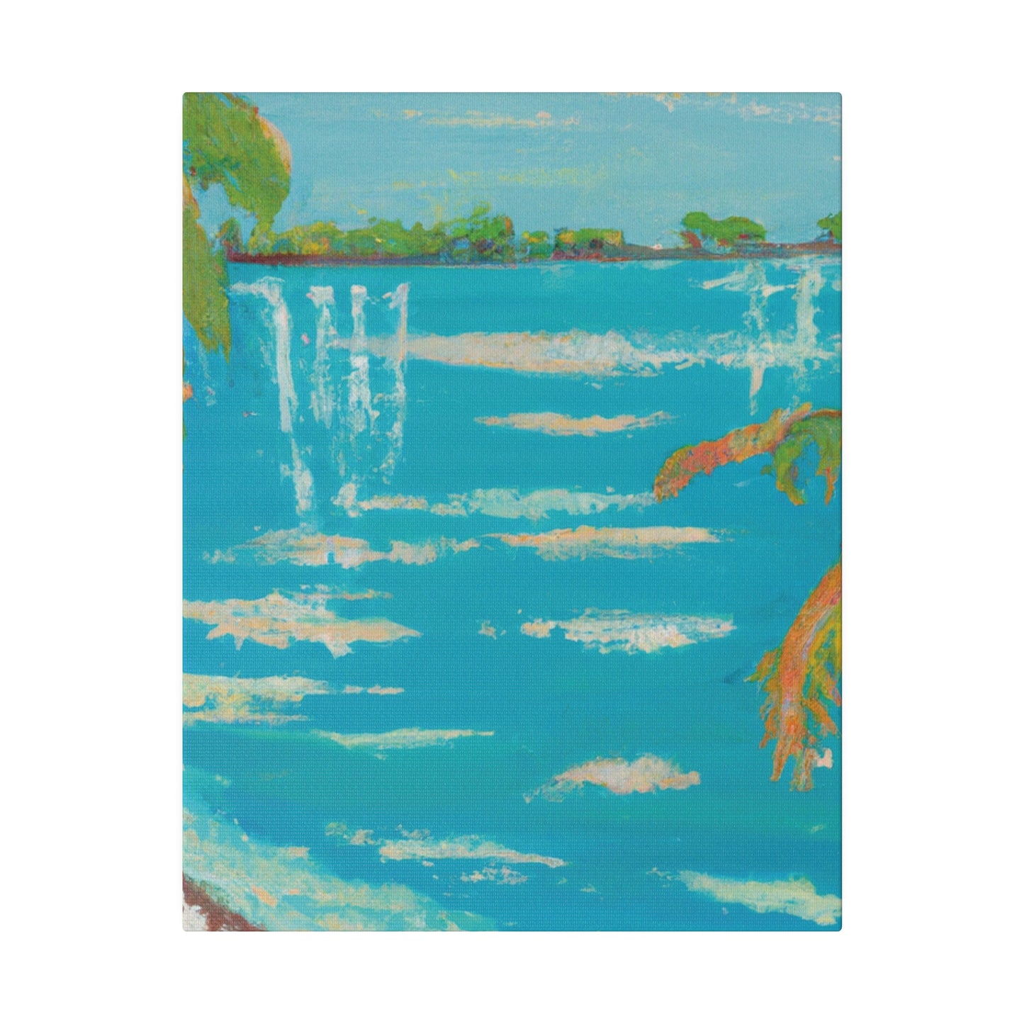 6820F - Bahamas Ocean Painting Print | Bahamas | Ocean | Beach | Poster | Home Decor | Wall Art | Canvas