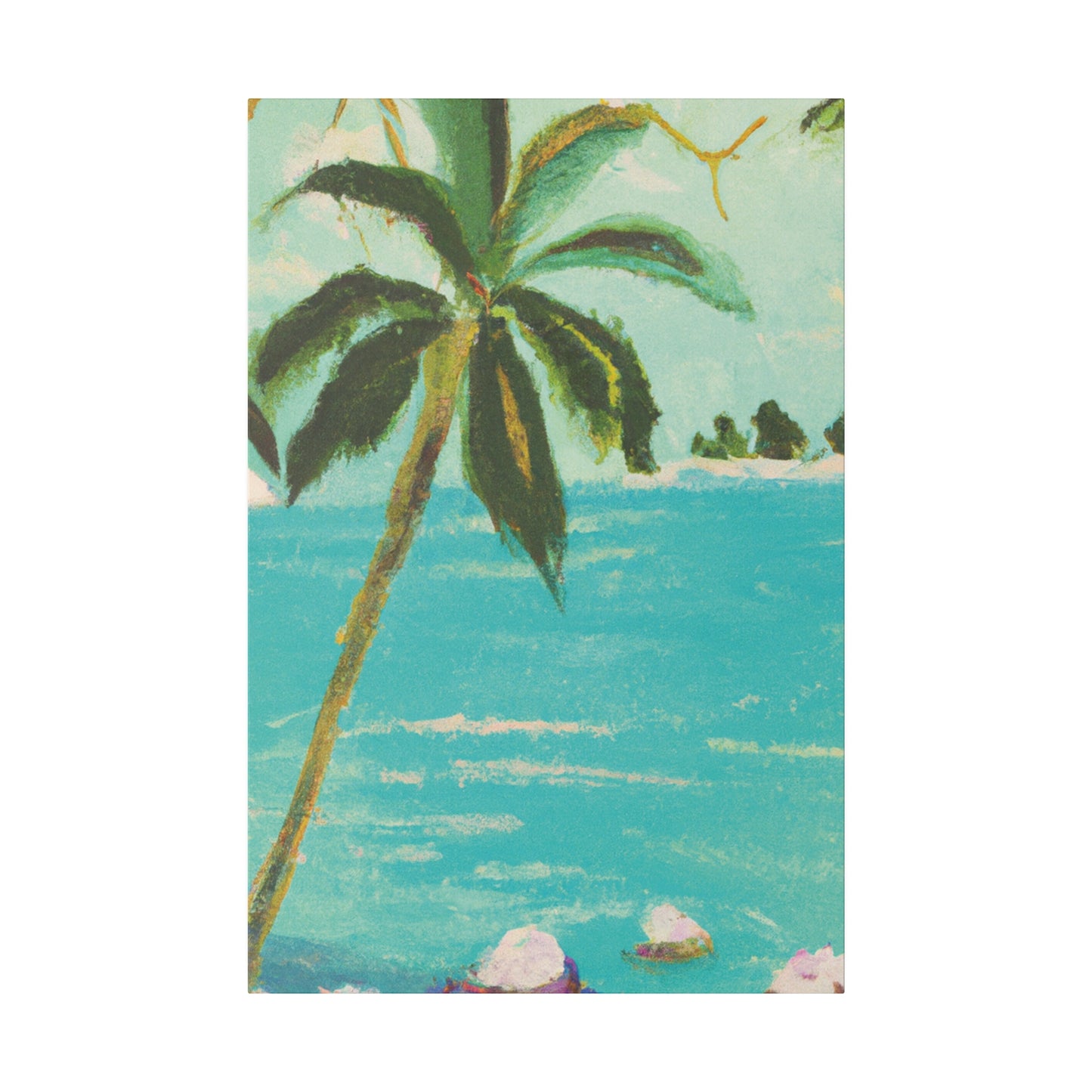 8809K - Bahamas Ocean Painting Print | Bahamas | Ocean | Beach | Poster | Home Decor | Wall Art | Canvas