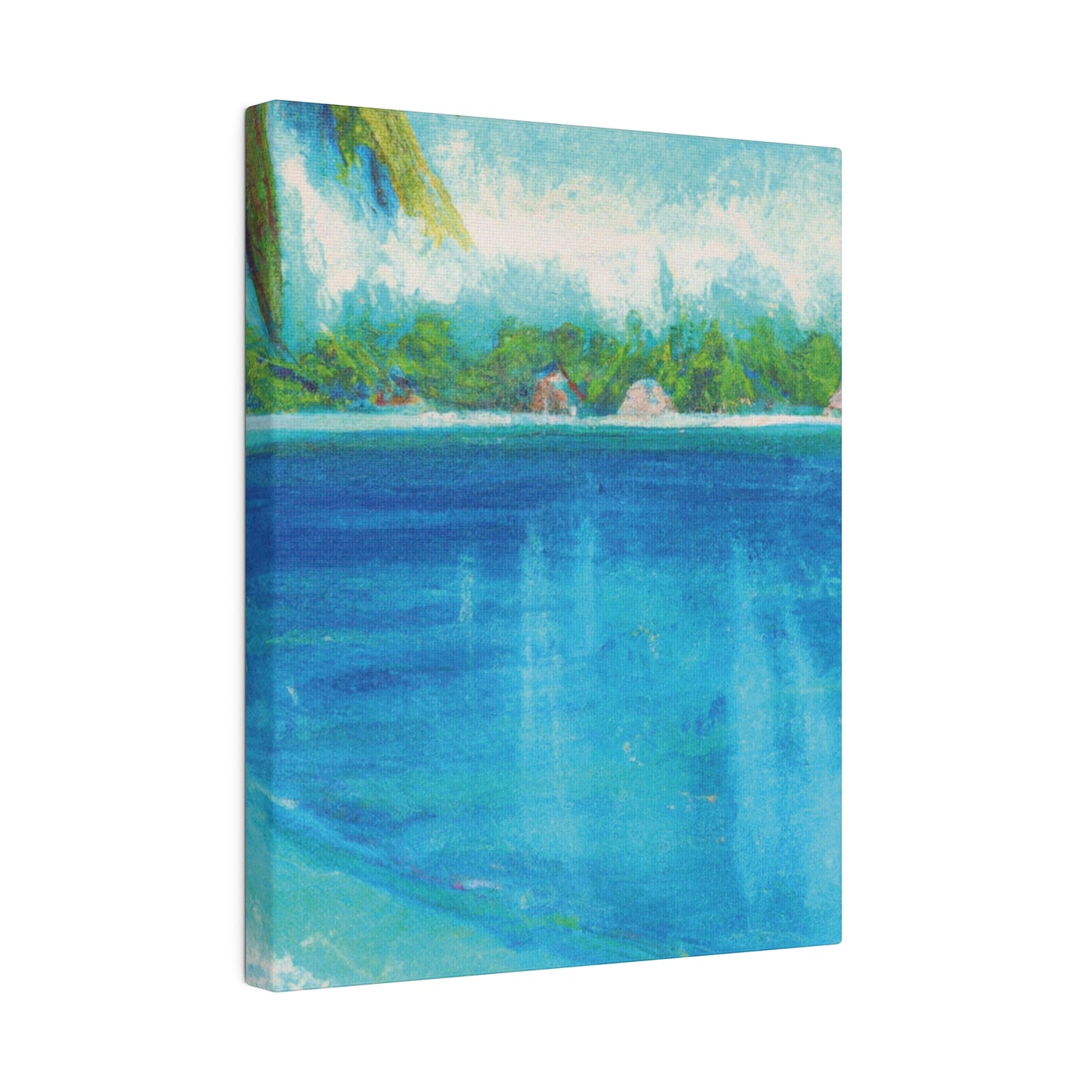 3198N - Bahamas Ocean Painting Print | Bahamas | Ocean | Beach | Poster | Home Decor | Wall Art | Canvas