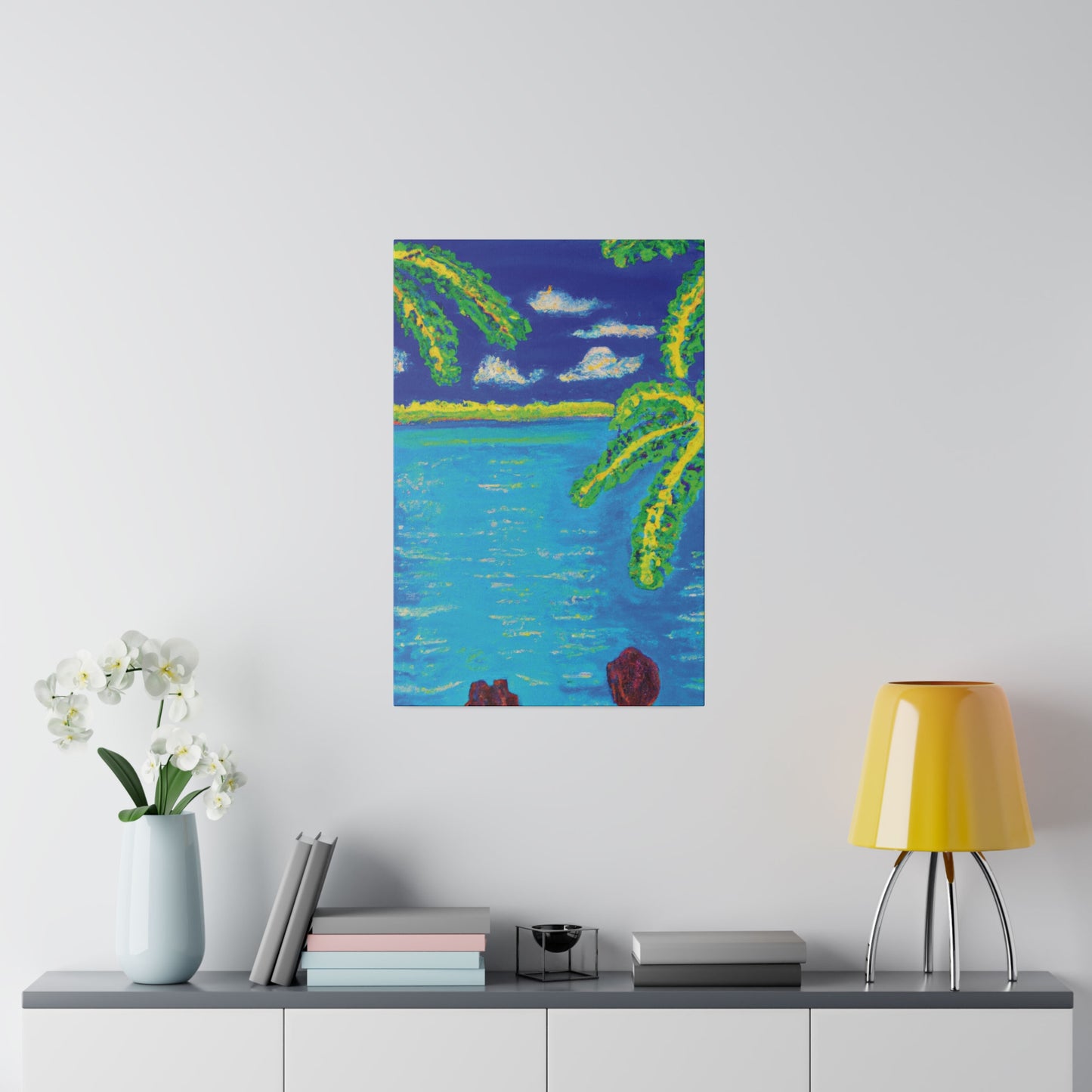 9774Z - Bahamas Ocean Painting Print | Bahamas | Ocean | Beach | Poster | Home Decor | Wall Art | Canvas