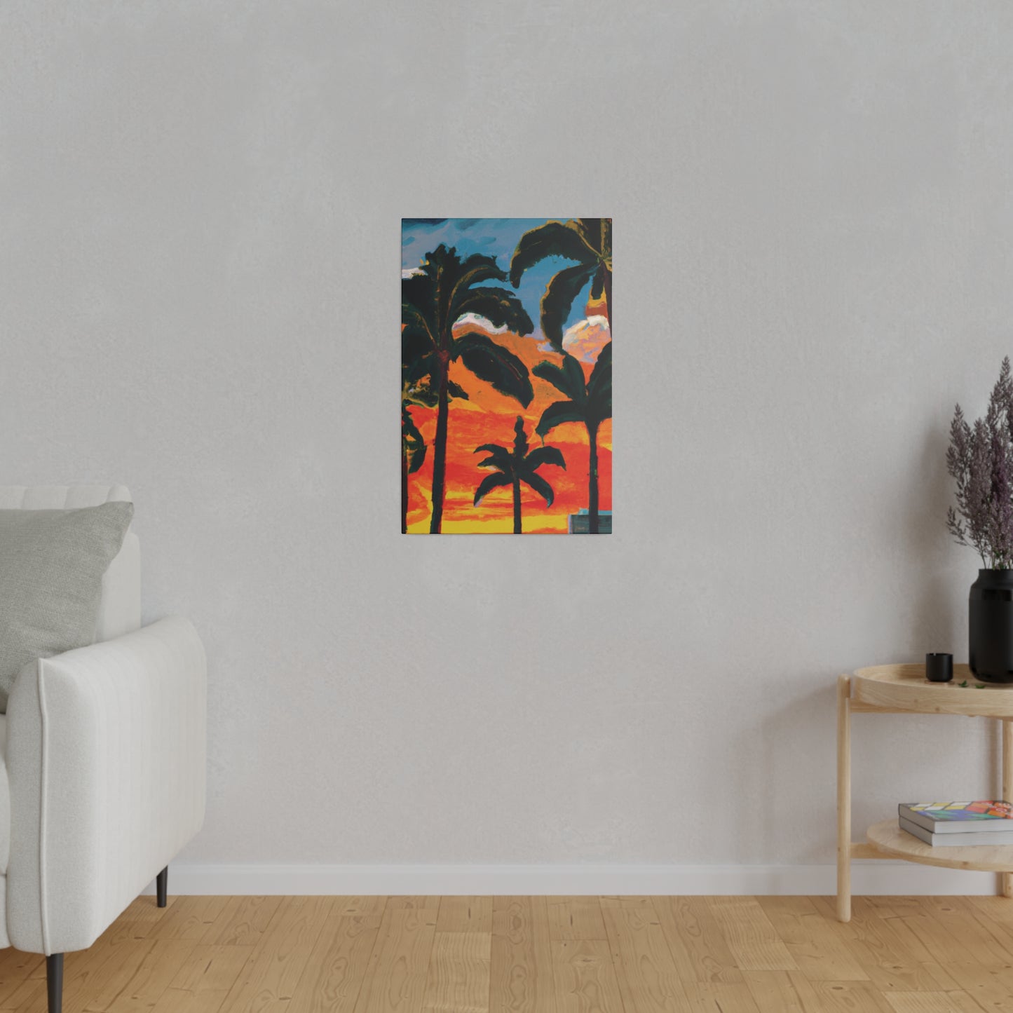 3782G - Miami Beach Sunset Painting Print | Miami | Beach | Sunset | Poster | Home Decor | Wall Art | Canvas