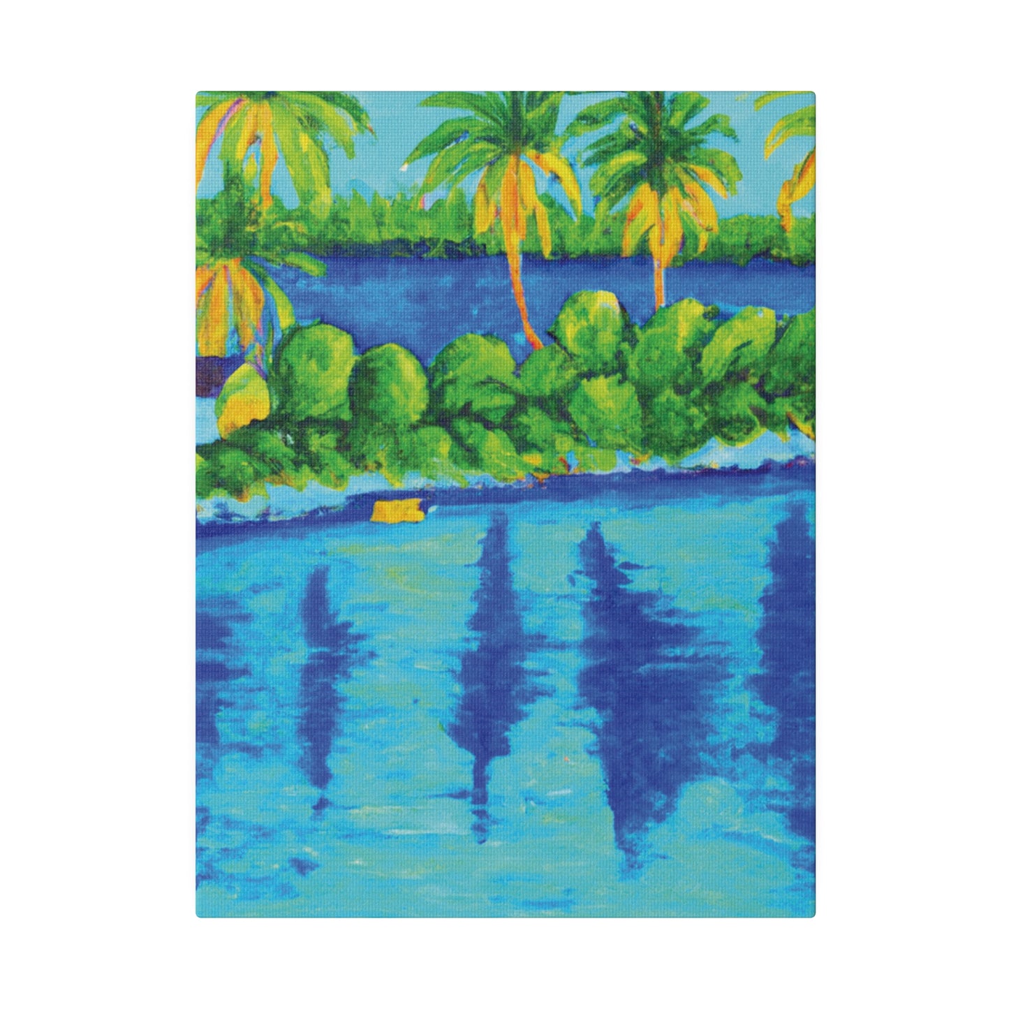 825Y - Bahamas Ocean Painting Print | Bahamas | Ocean | Beach | Poster | Home Decor | Wall Art | Canvas
